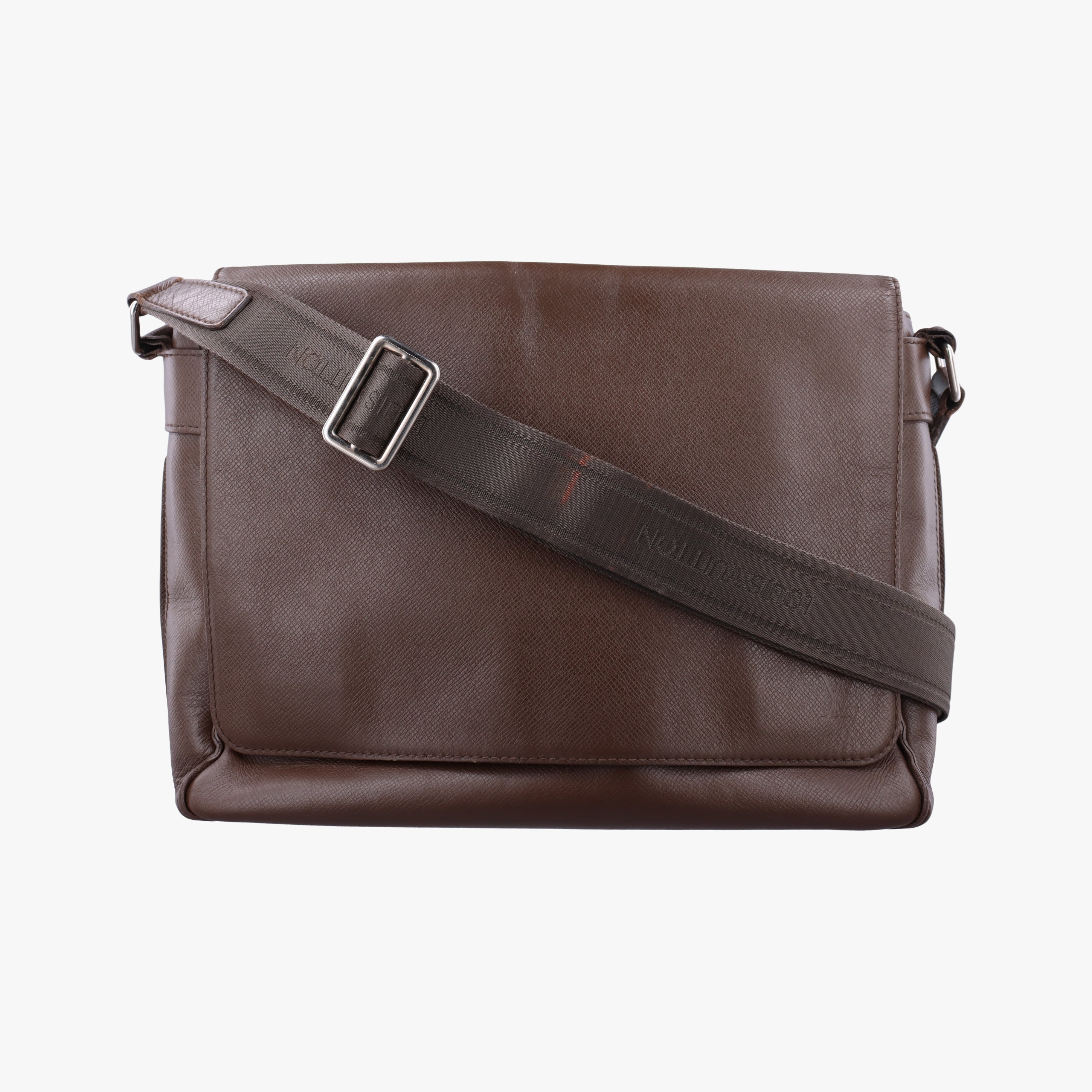 Pre-owned Louis Vuitton Roman MM Brown Taiga  shoulderbag | stylenewstar