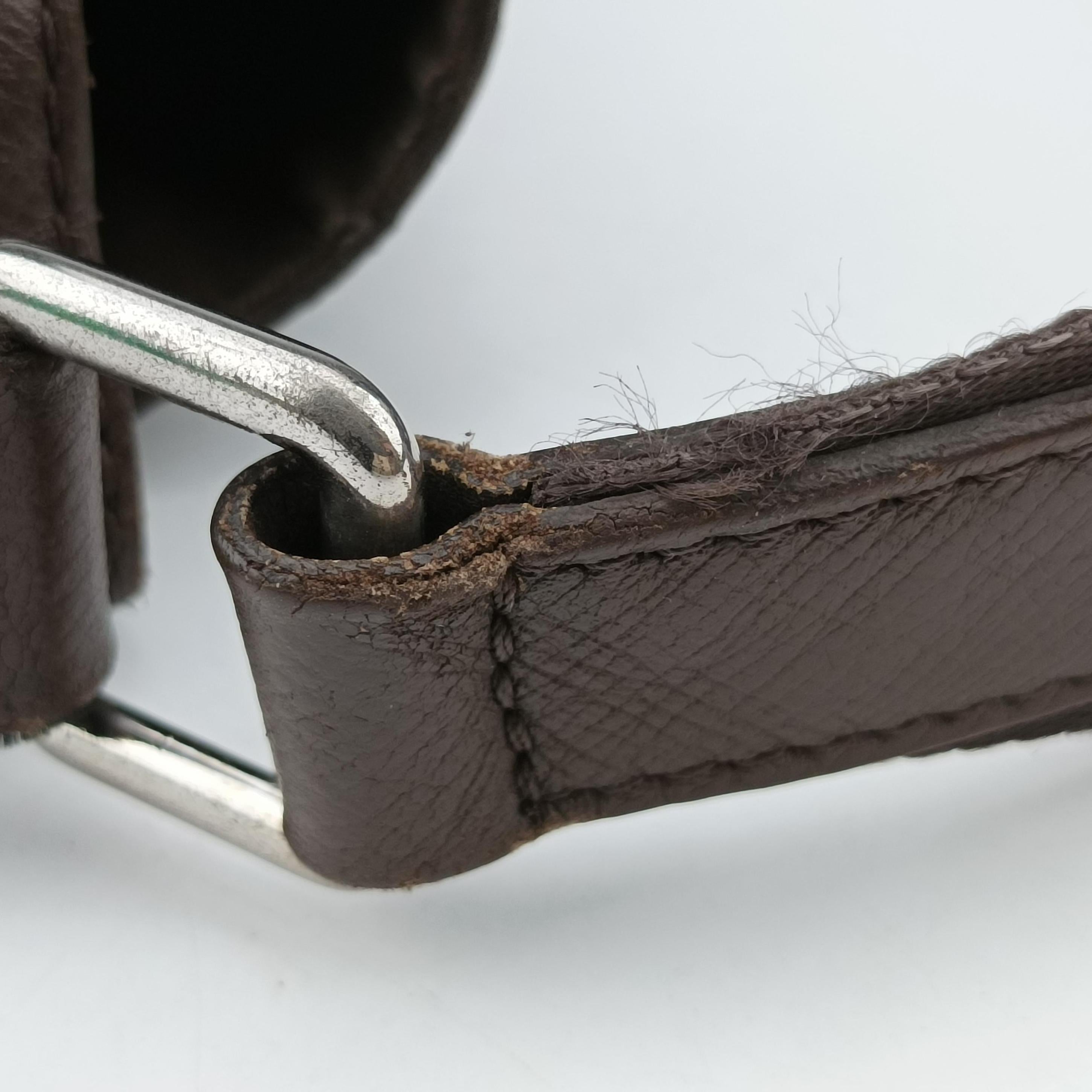 Pre-owned Louis Vuitton Roman MM Brown Taiga  shoulderbag | stylenewstar