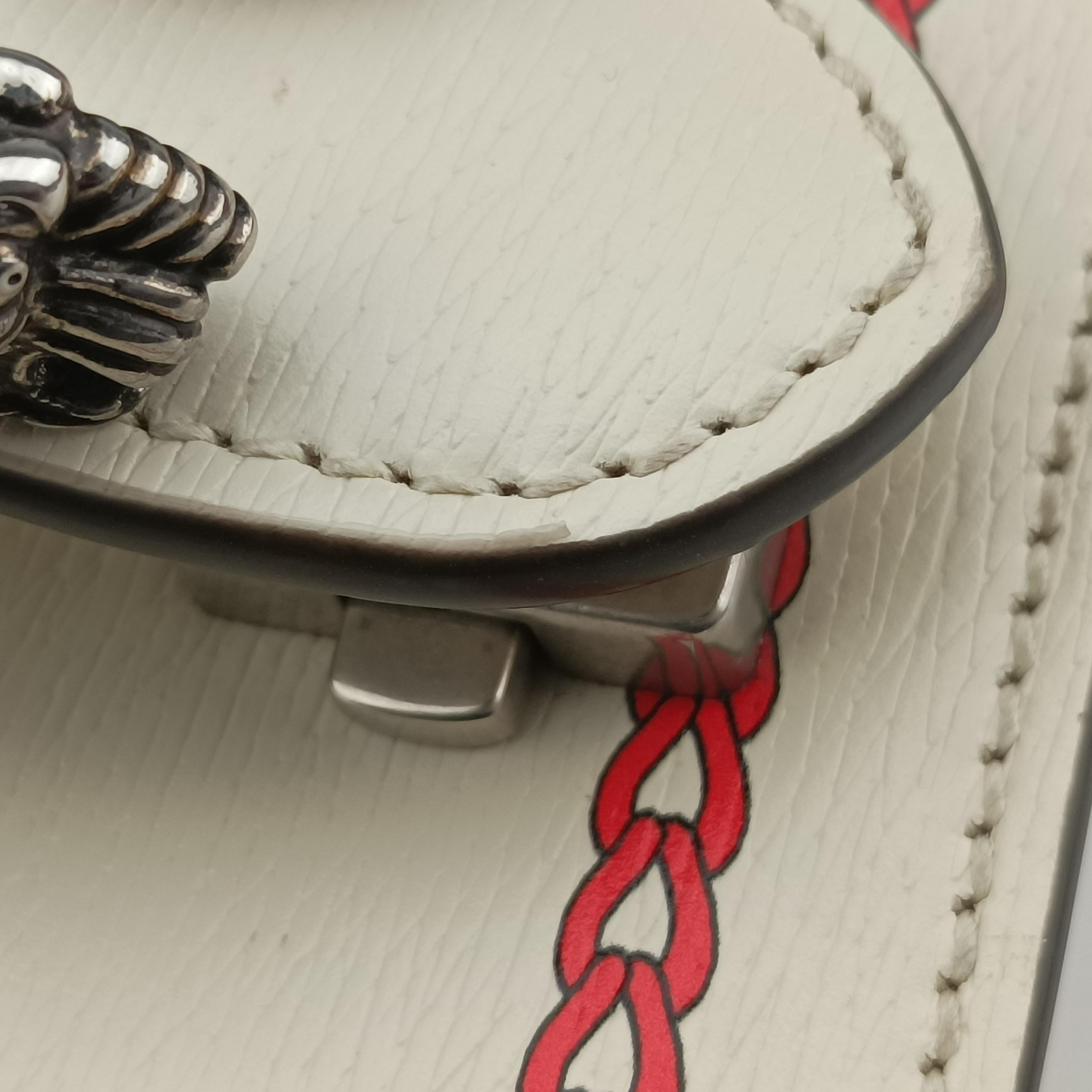 Pre-owned Gucci Dionysus White Leather 739496 shoulderbag | stylenewstar