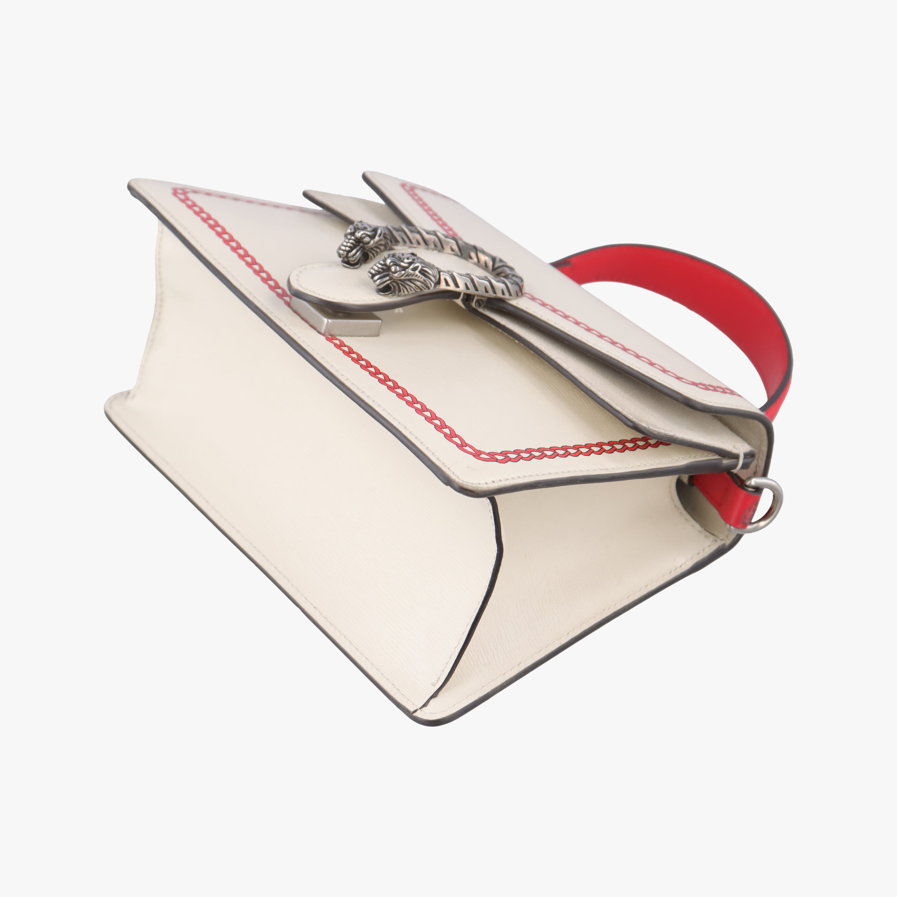 Pre-owned Gucci Dionysus White Leather 739496 shoulderbag | stylenewstar