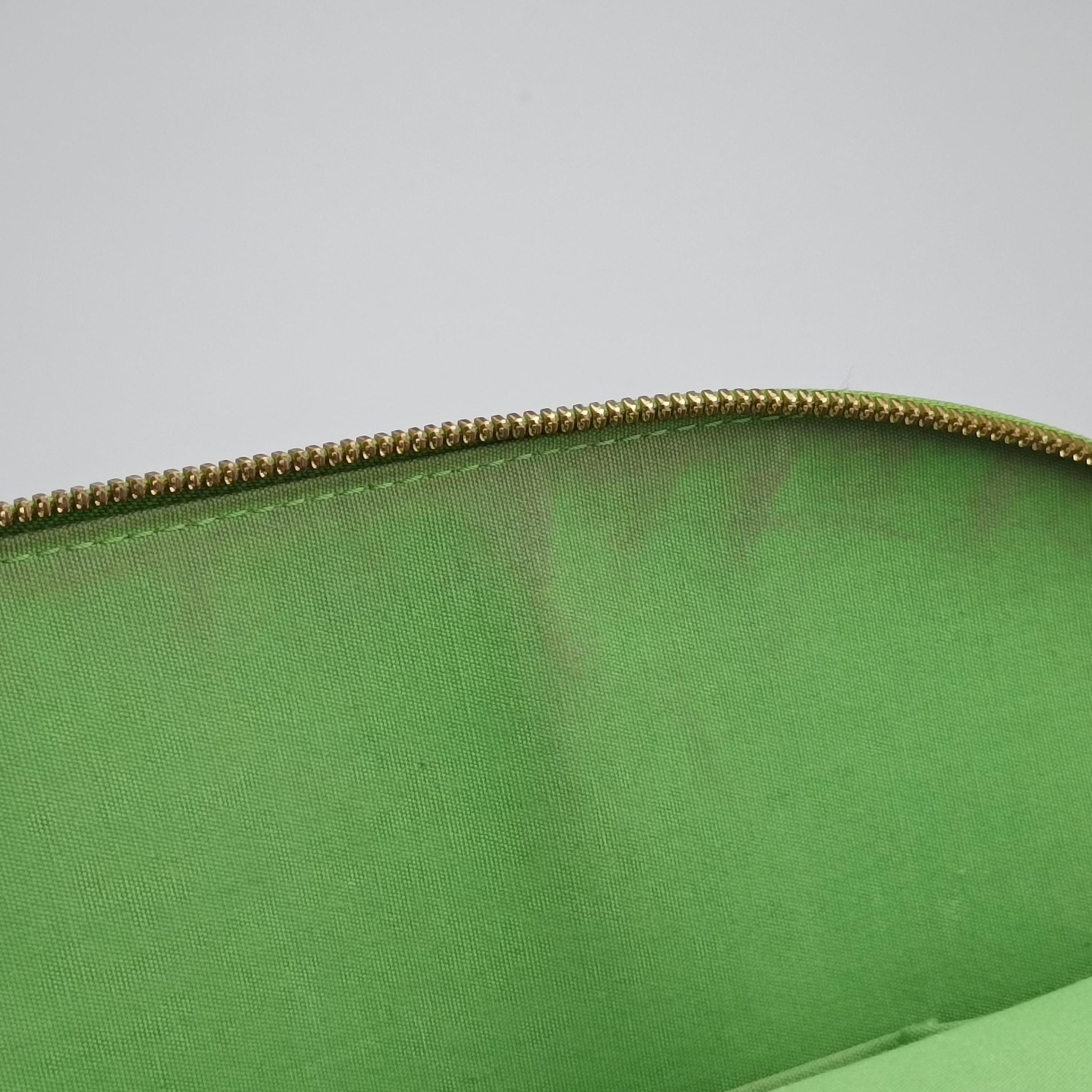 Pre-owned Louis Vuitton Alma GM green Vernis  handbag | stylenewstar