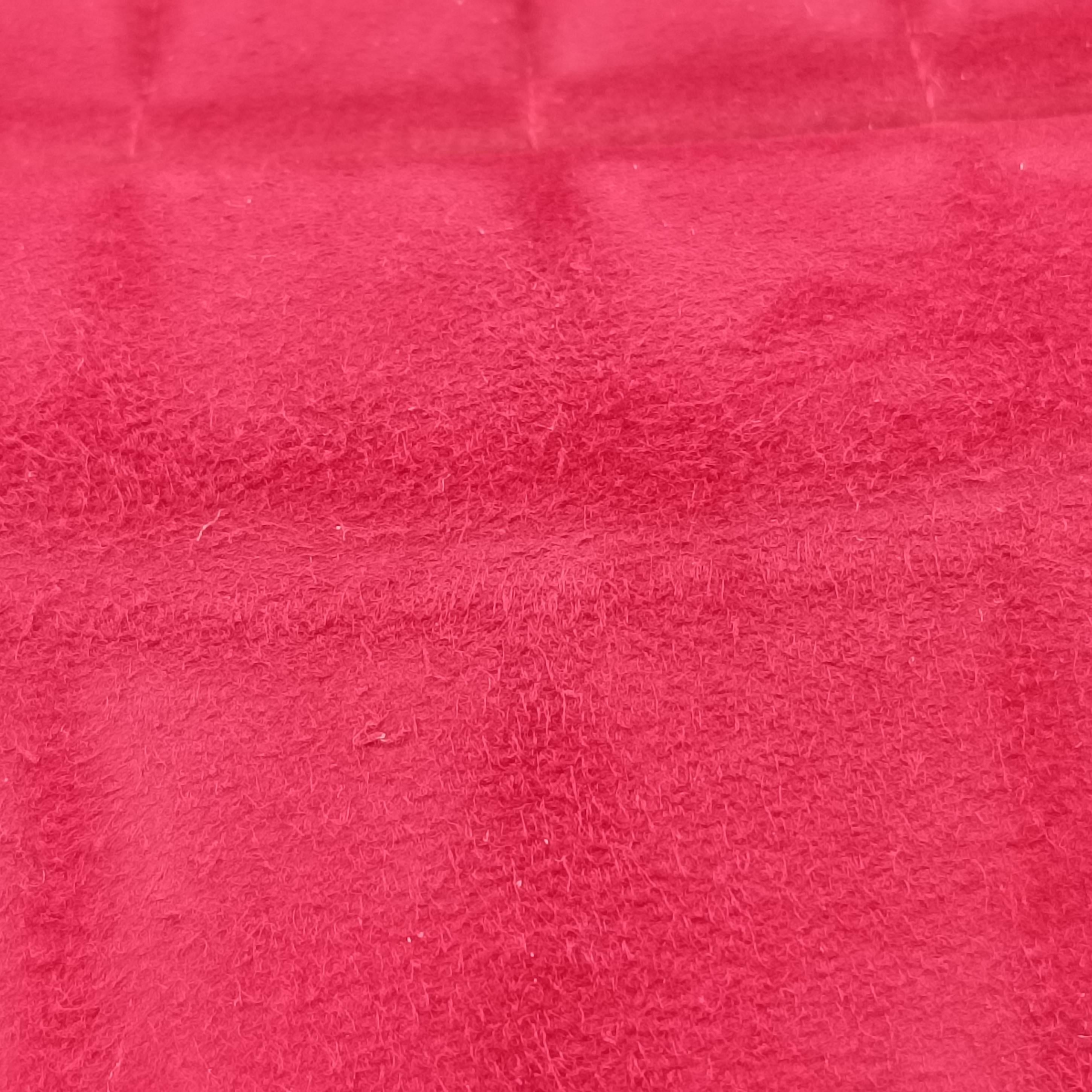 Pre-owned Chanel Vintage Front Pocket Camera Red suede  shoulderbag | stylenewstar