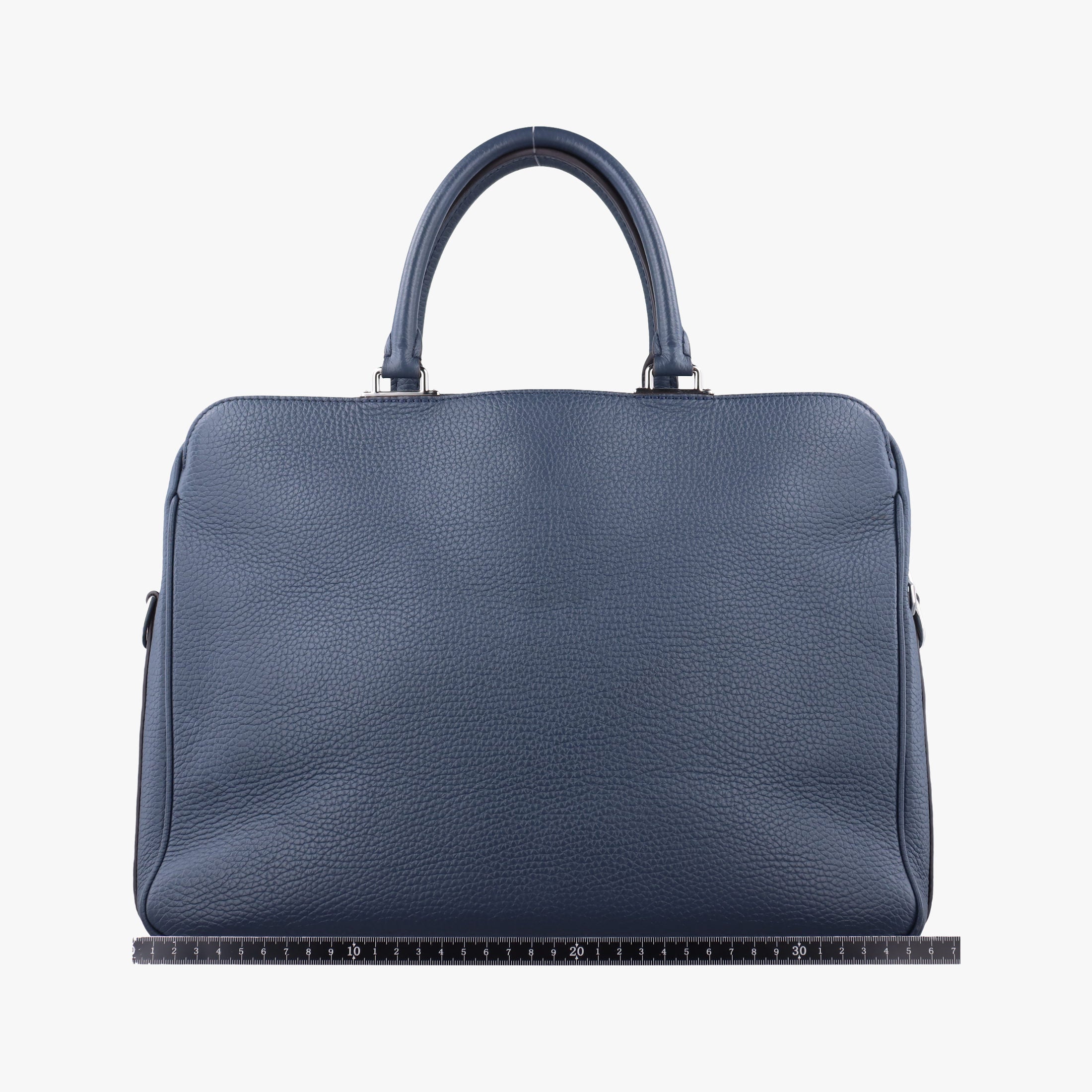 Pre-owned Louis Vuitton Armand Briefcase MM NAVY Taurillon leather M54380 shoulderbag | stylenewstar