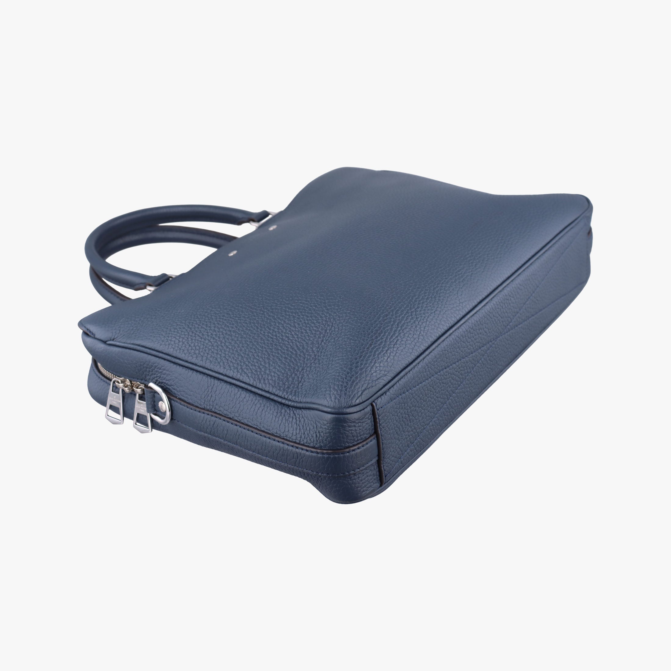 Pre-owned Louis Vuitton Armand Briefcase MM NAVY Taurillon leather M54380 shoulderbag | stylenewstar