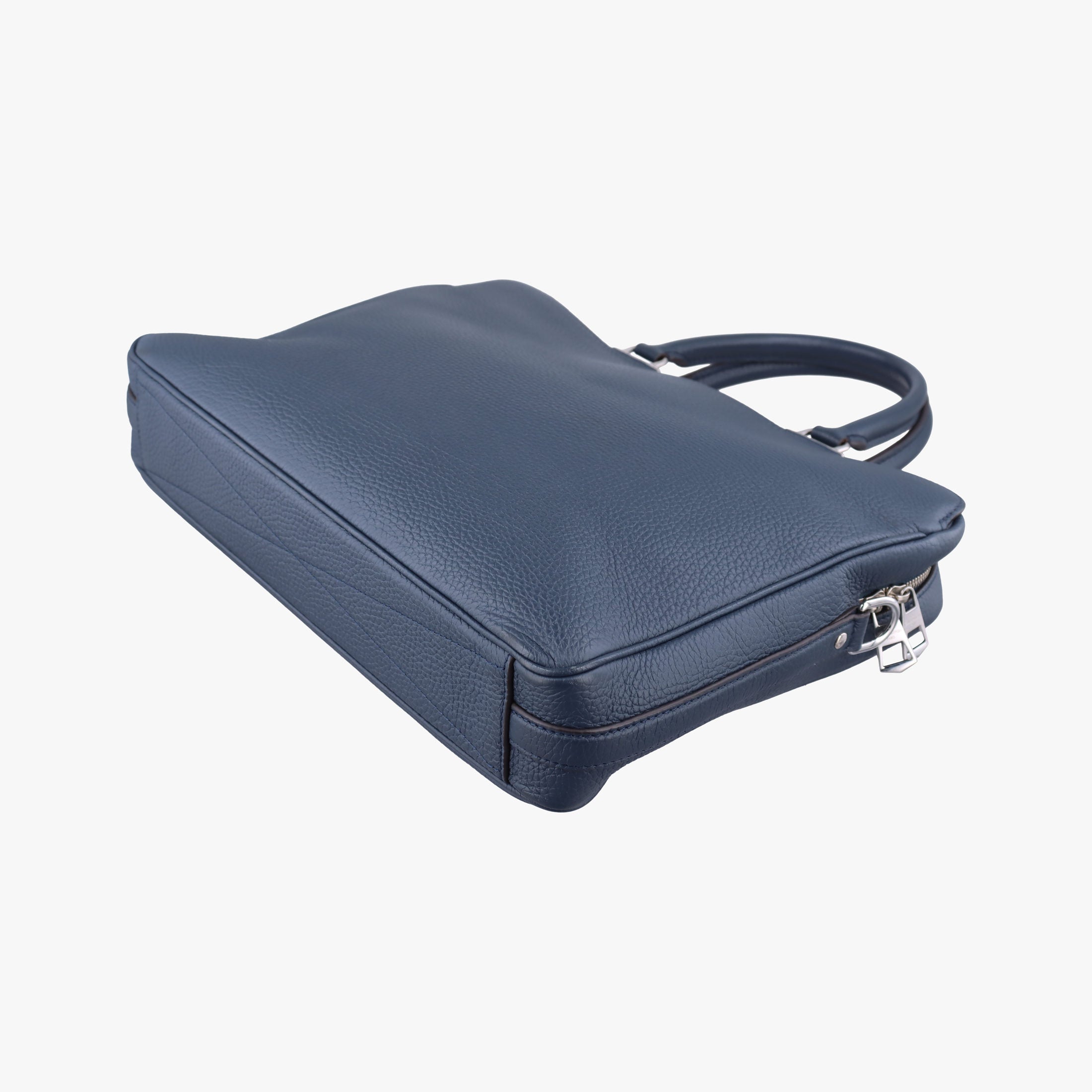 Pre-owned Louis Vuitton Armand Briefcase MM NAVY Taurillon leather M54380 shoulderbag | stylenewstar