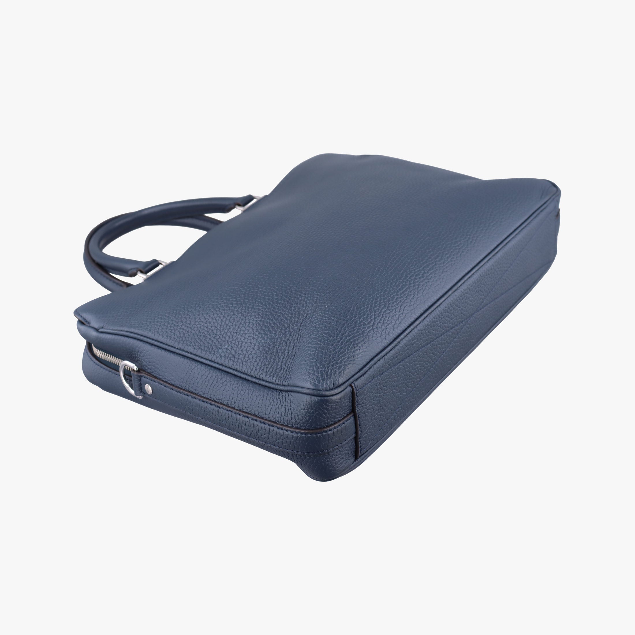 Pre-owned Louis Vuitton Armand Briefcase MM NAVY Taurillon leather M54380 shoulderbag | stylenewstar
