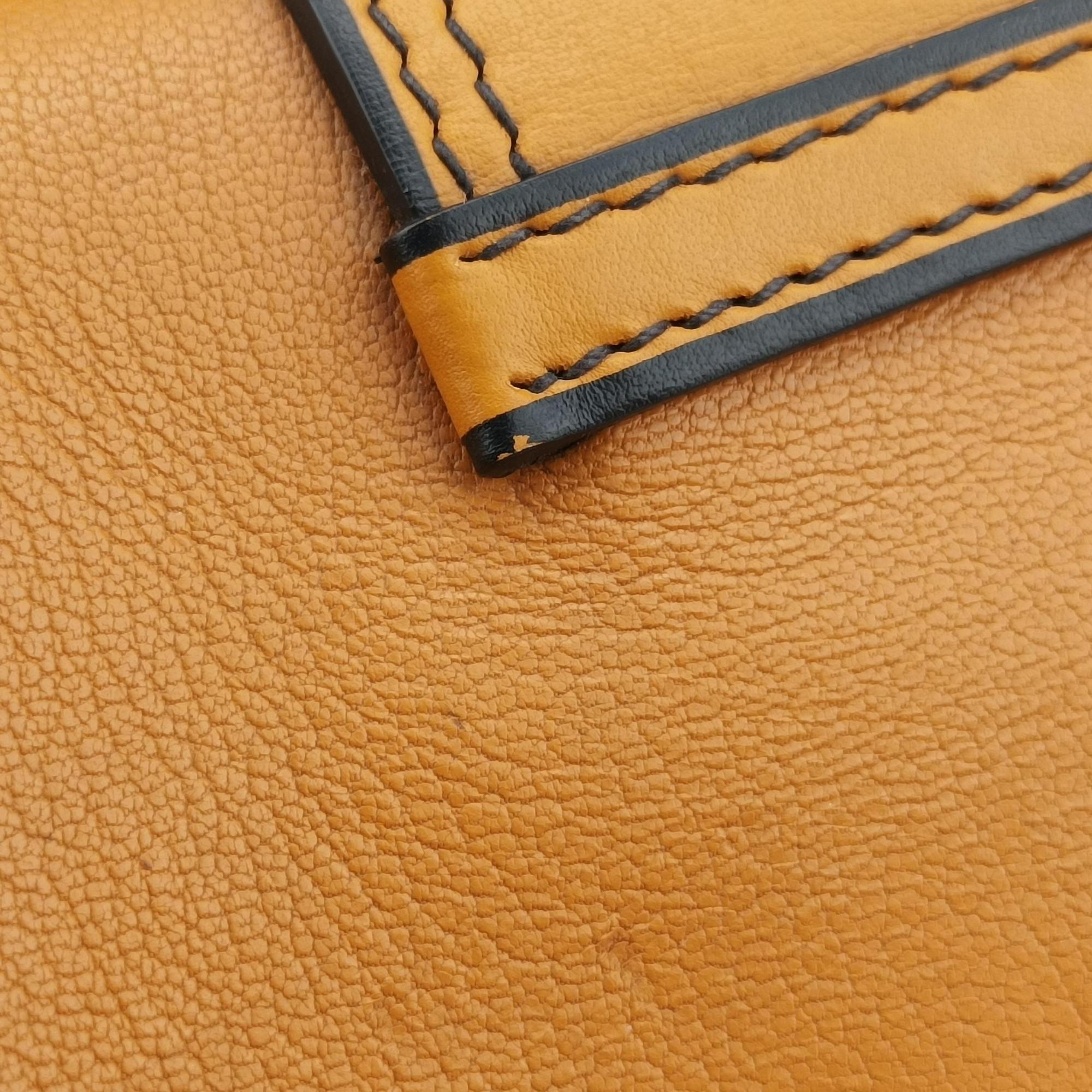 Pre-owned Miu Miu Miu Lady Yellow×multicolor Leather  shoulderbag | stylenewstar