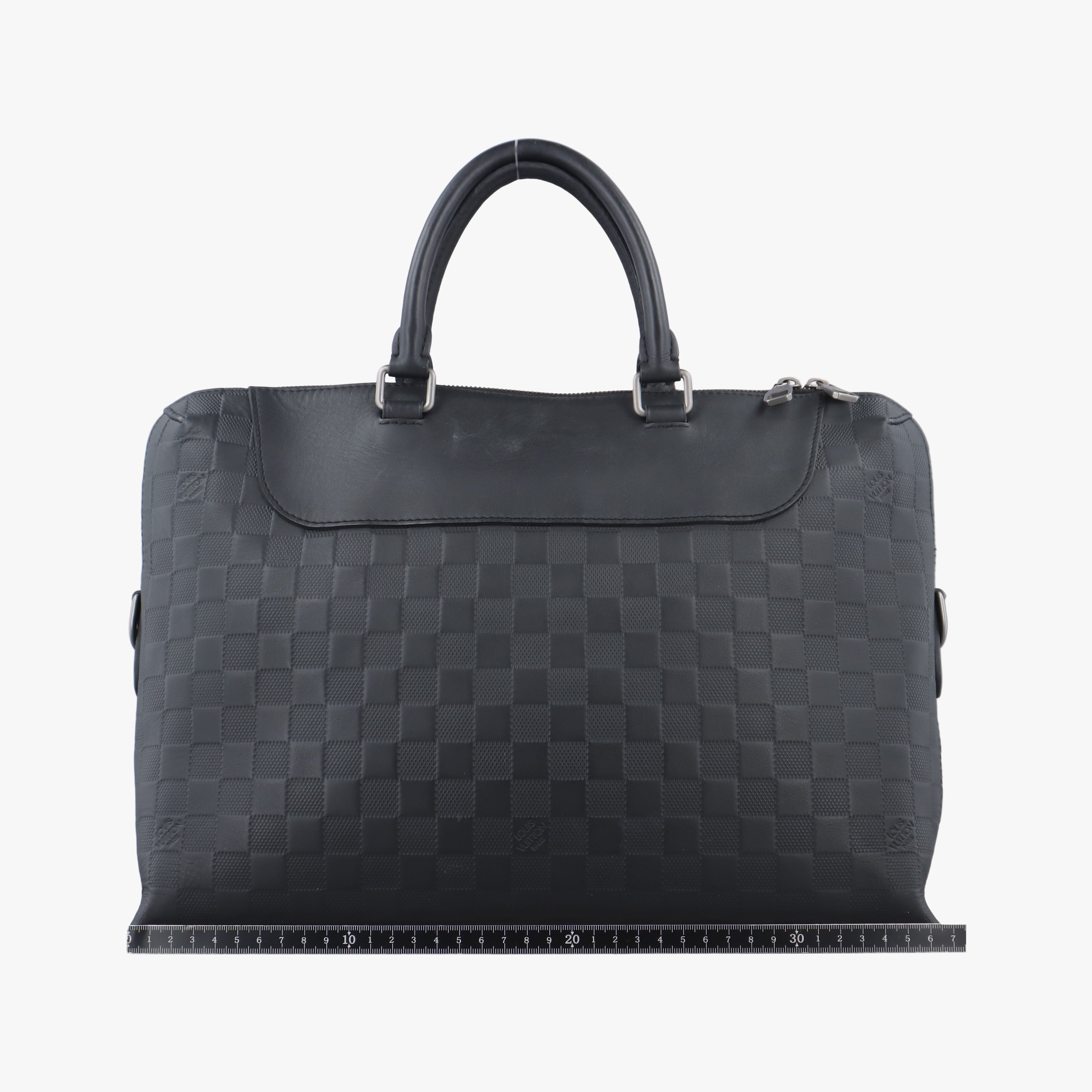 Pre-owned Louis Vuitton Porte-Documents Jour NM Noir Damier Graphite N48261 handbag | stylenewstar