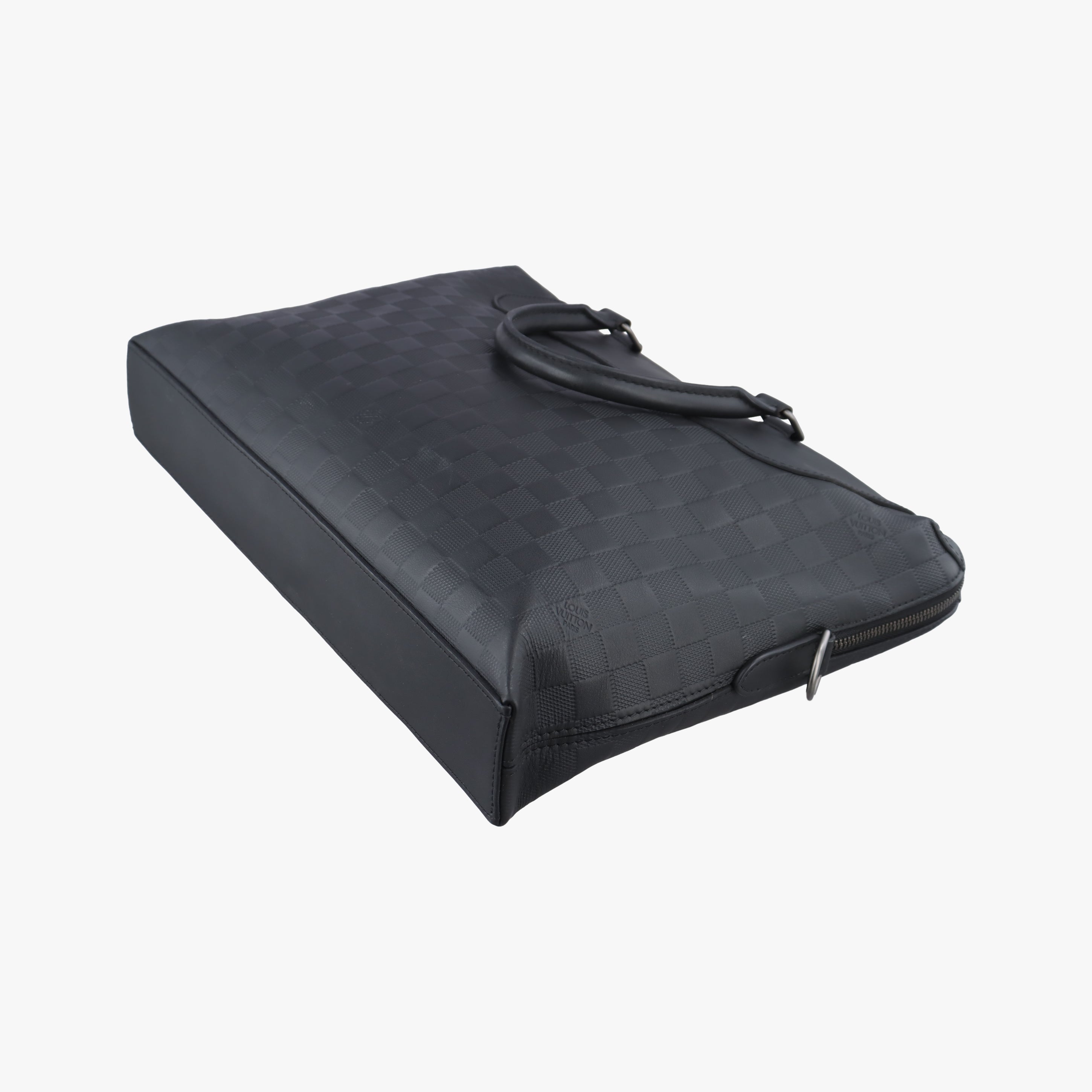Pre-owned Louis Vuitton Porte-Documents Jour NM Noir Damier Graphite N48261 handbag | stylenewstar