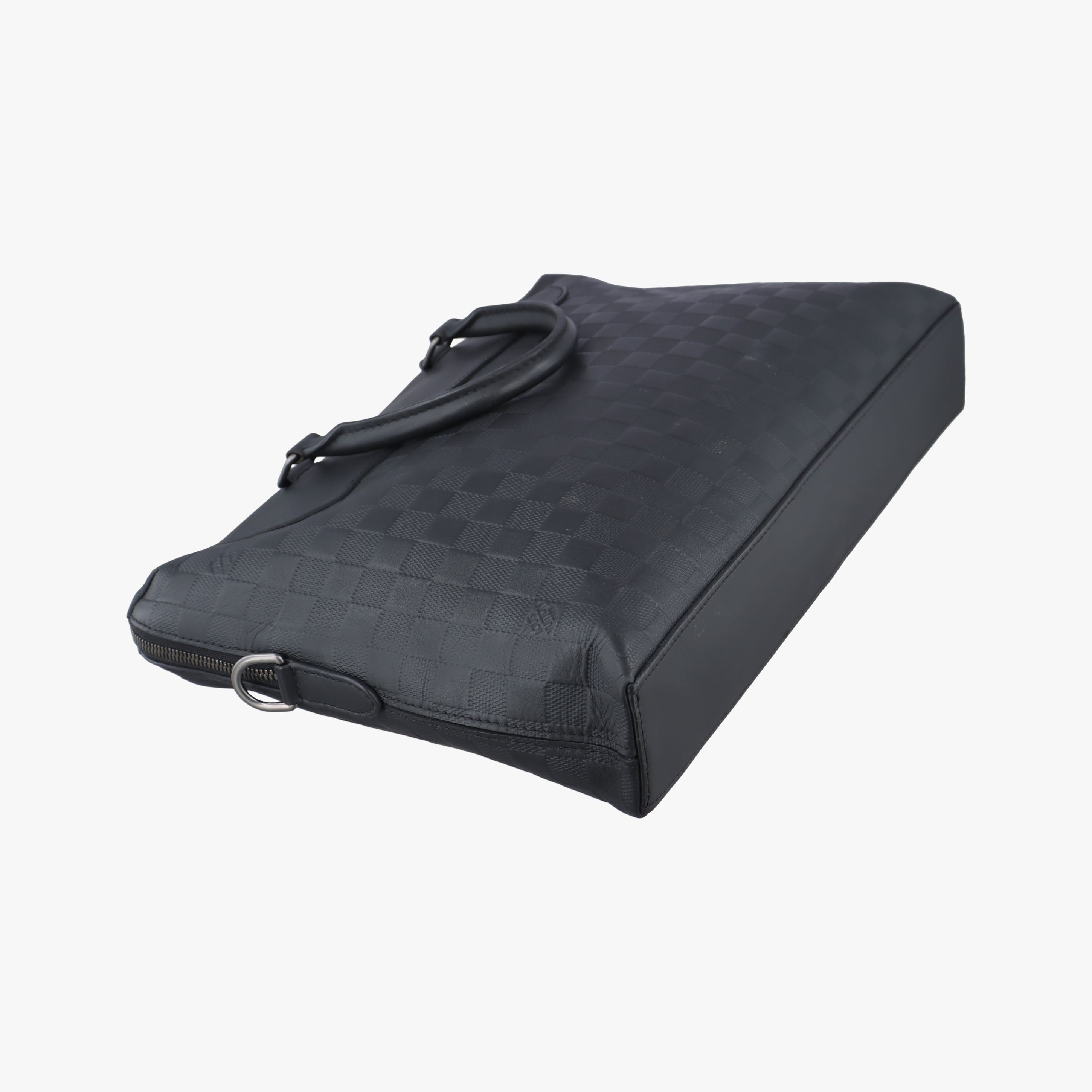 Pre-owned Louis Vuitton Porte-Documents Jour NM Noir Damier Graphite N48261 handbag | stylenewstar