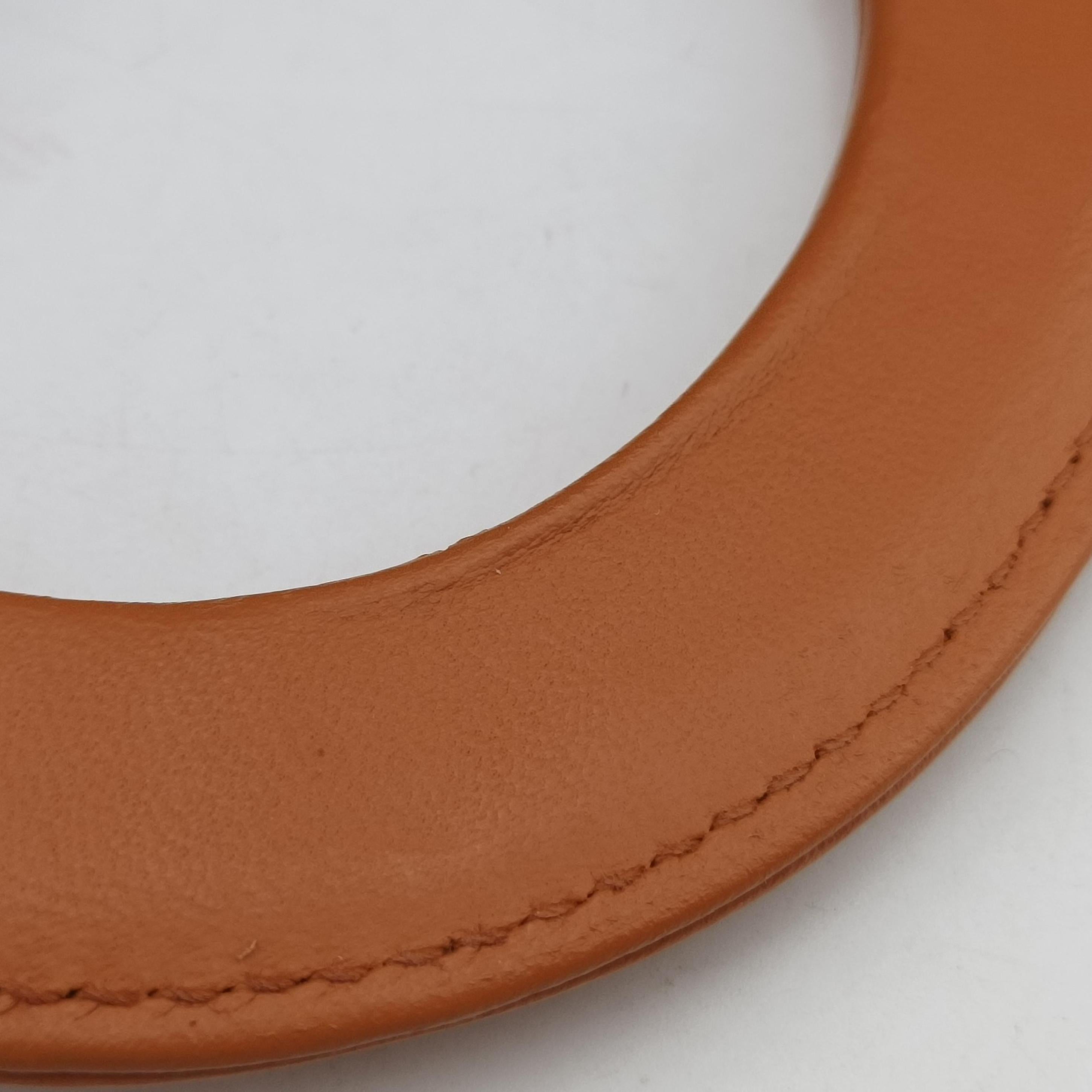 Pre-owned Christian Dior Soft Lady Dior orange lambskin  handbag | stylenewstar