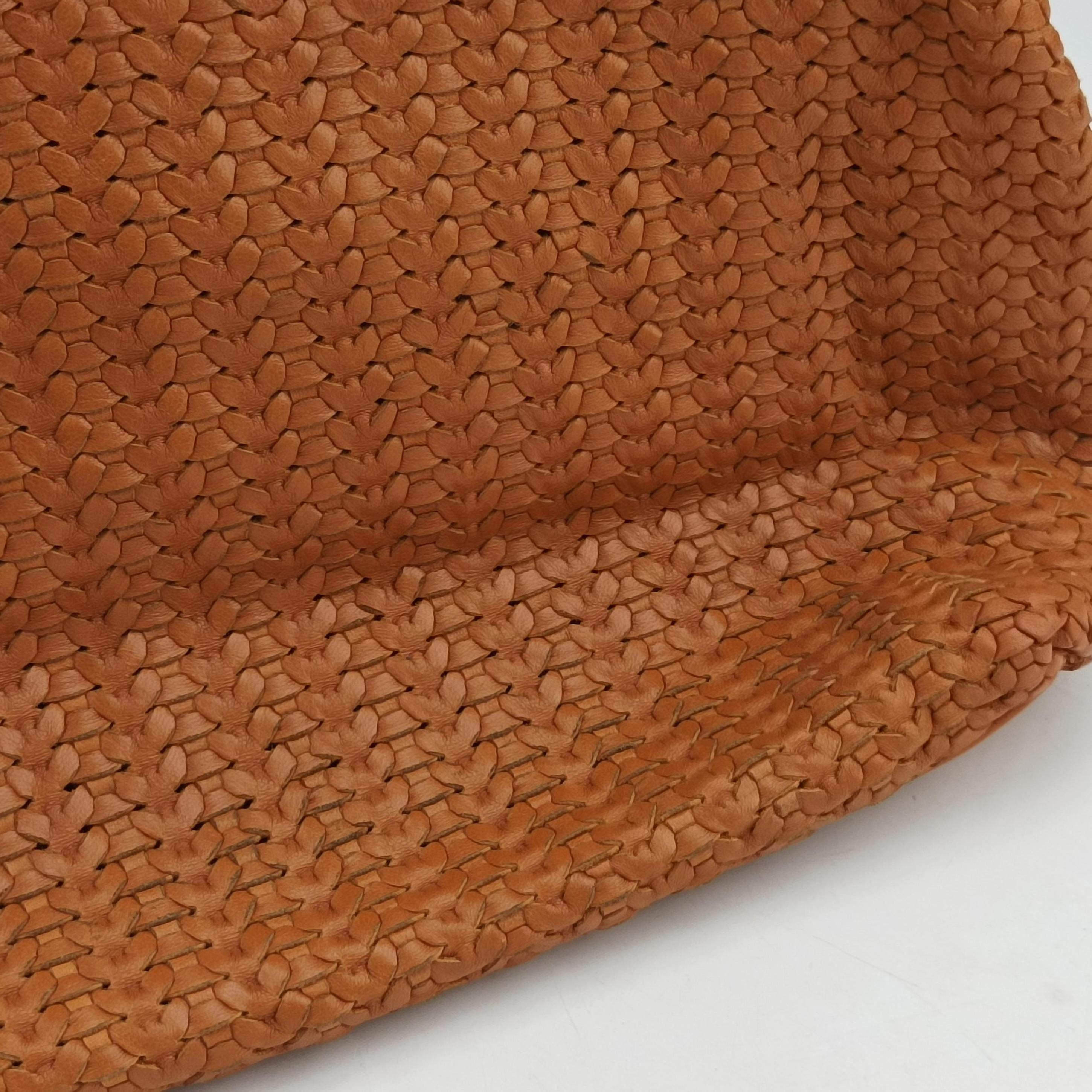 Pre-owned Christian Dior Soft Lady Dior orange lambskin  handbag | stylenewstar