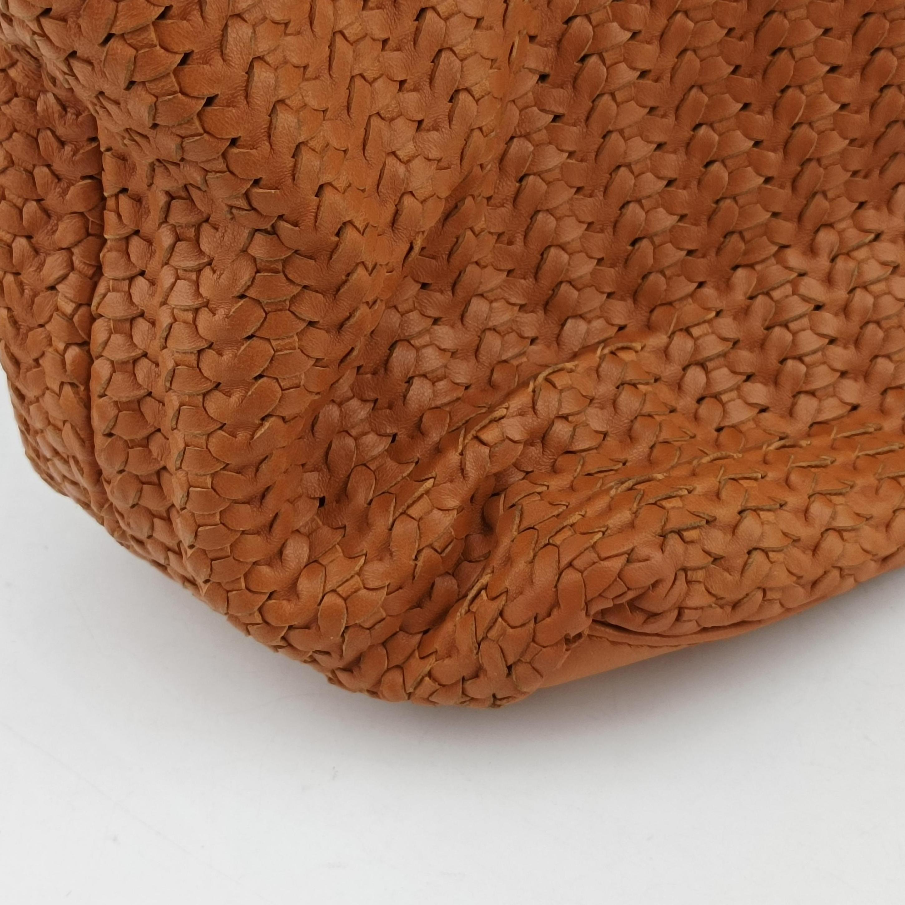 Pre-owned Christian Dior Soft Lady Dior orange lambskin  handbag | stylenewstar