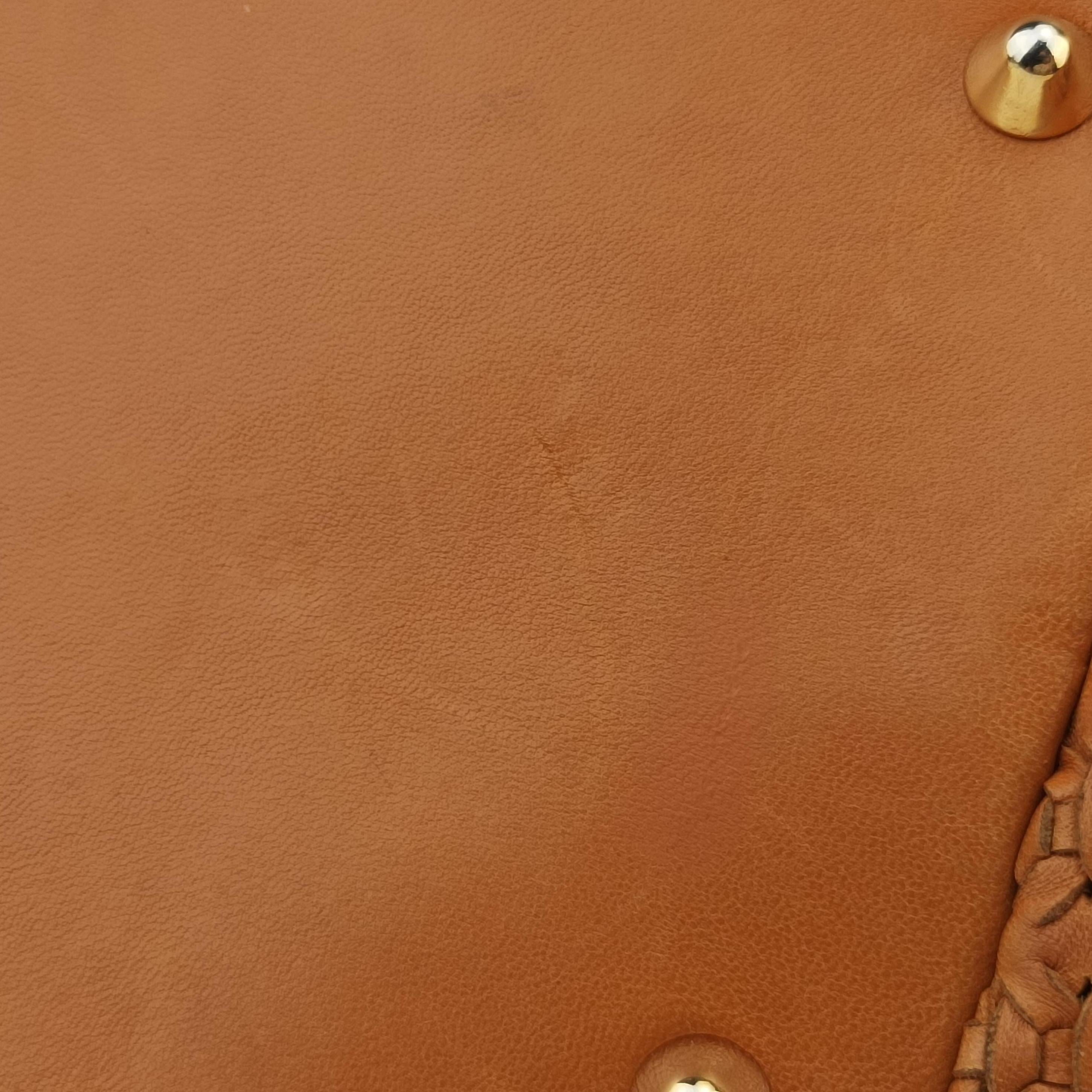 Pre-owned Christian Dior Soft Lady Dior orange lambskin  handbag | stylenewstar