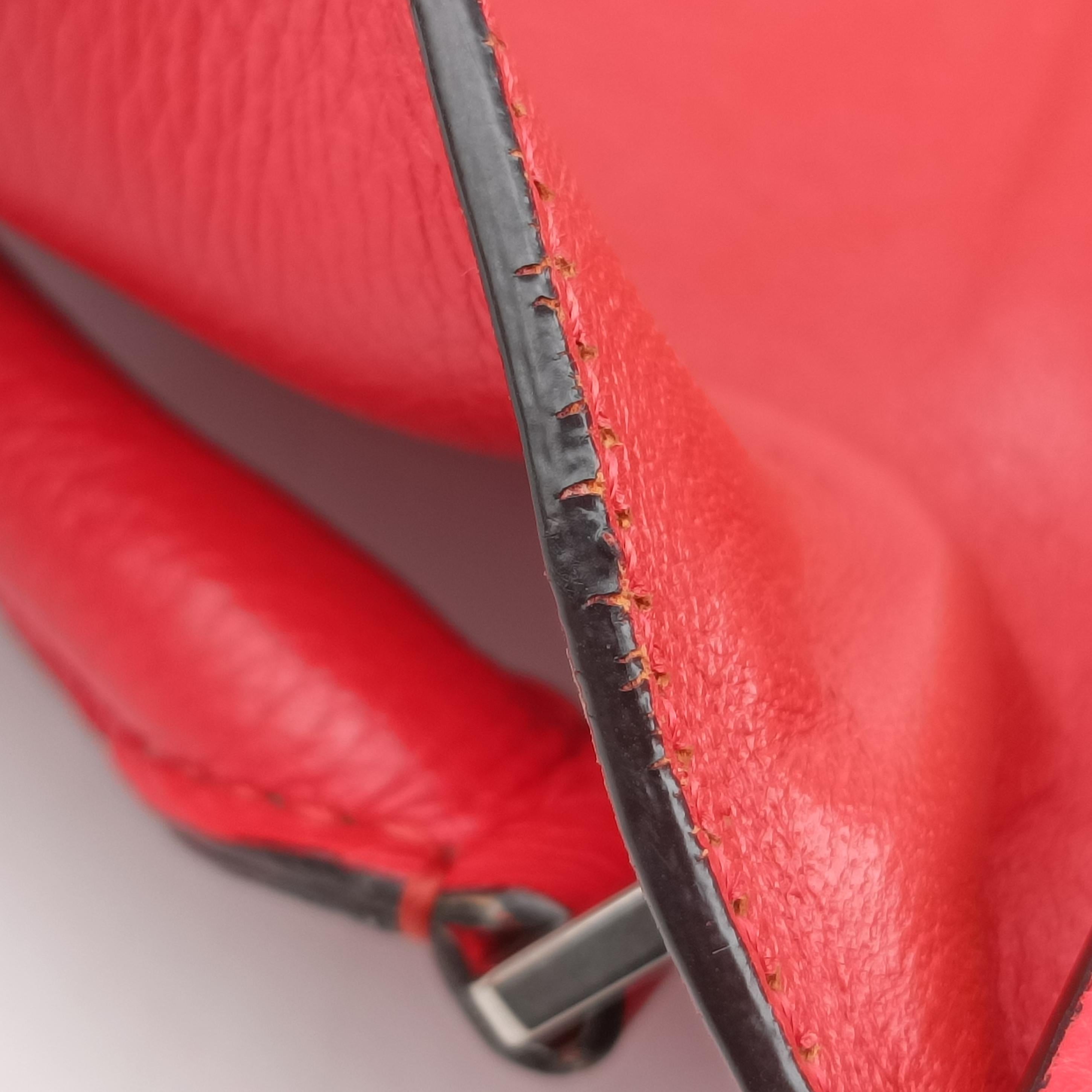 Pre-owned Celine Trapeze Small Orange Suede×leather  shoulderbag | stylenewstar