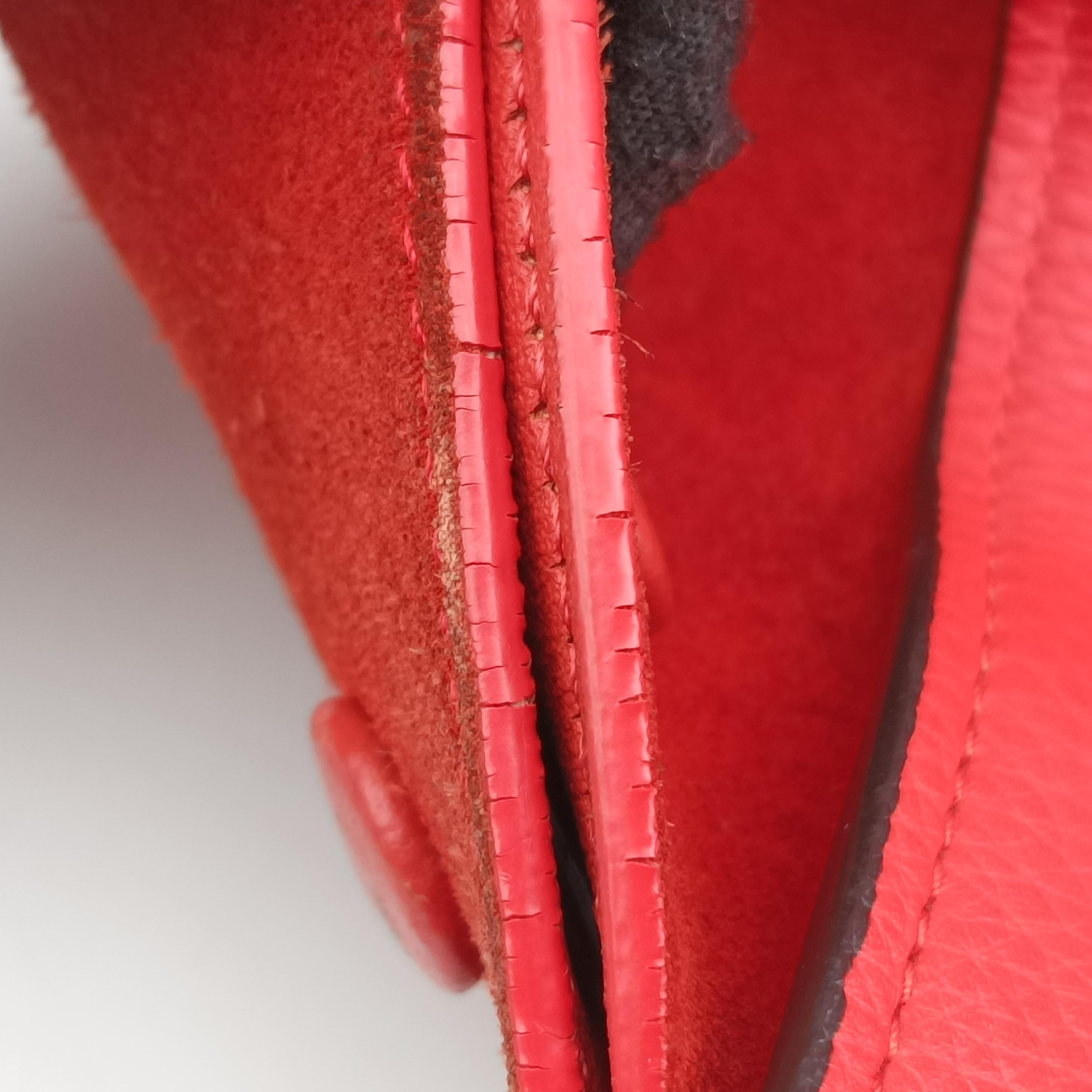 Pre-owned Celine Trapeze Small Orange Suede×leather  shoulderbag | stylenewstar