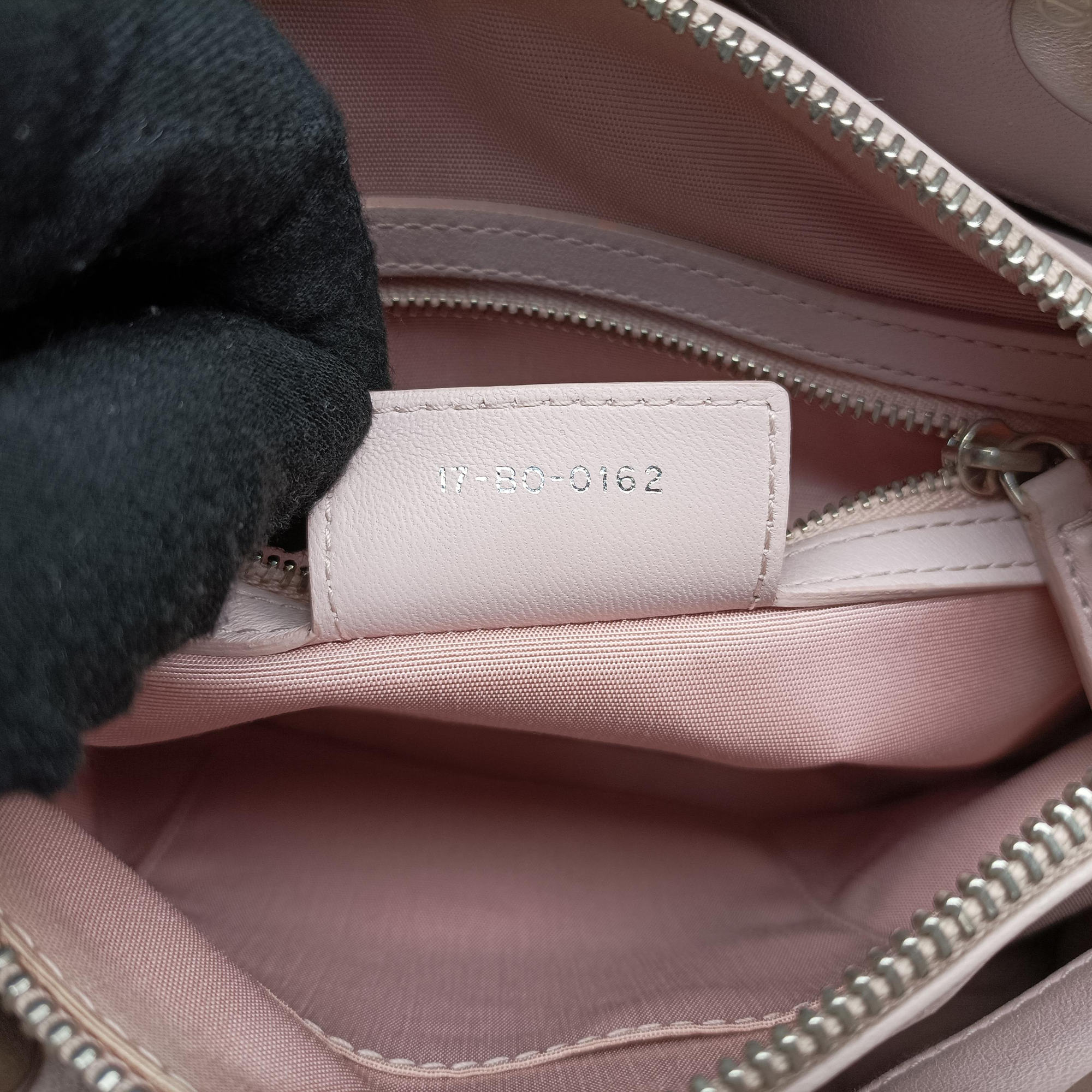 Pre-owned Christian Dior Granville Pink lambskin  shoulderbag | stylenewstar