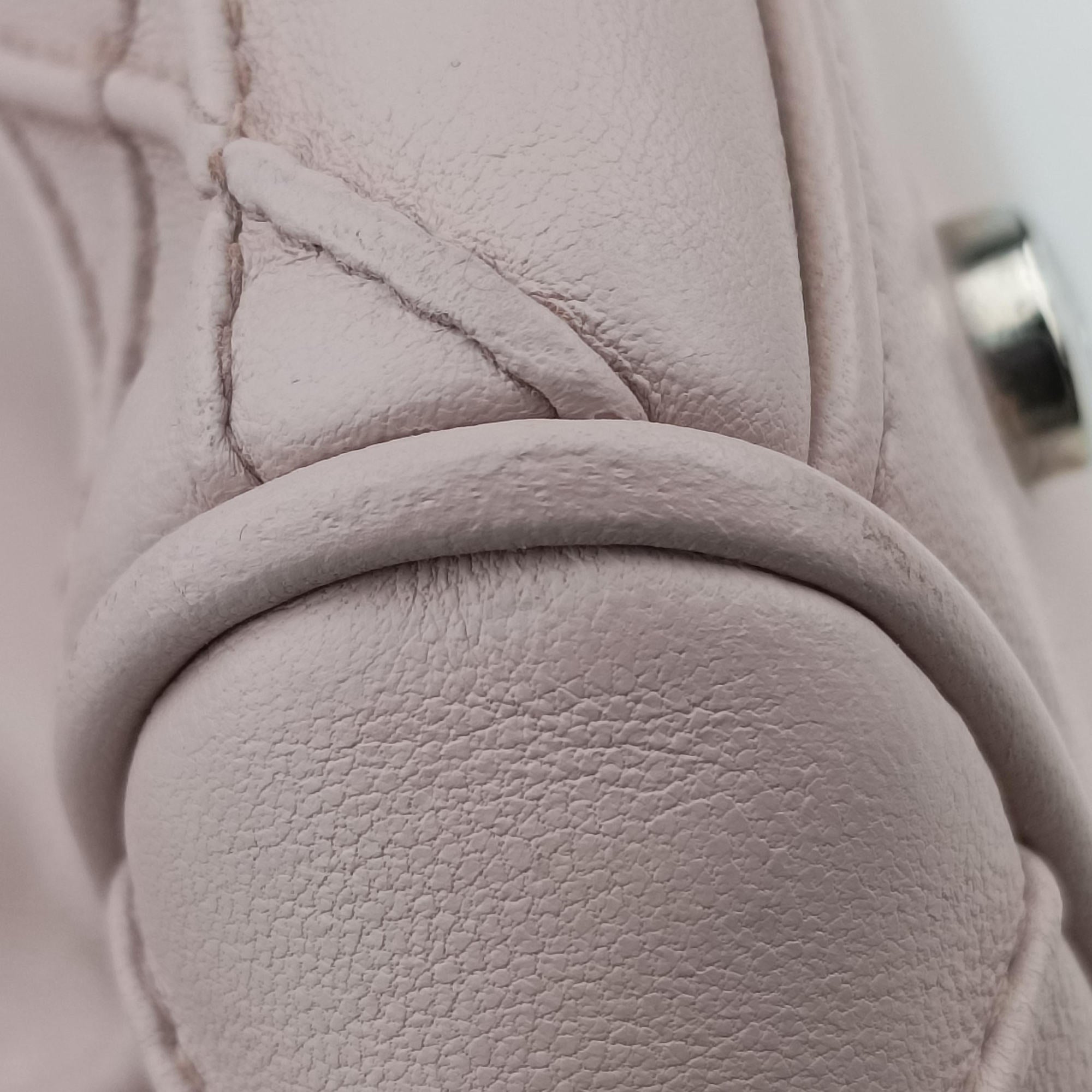 Pre-owned Christian Dior Granville Pink lambskin  shoulderbag | stylenewstar