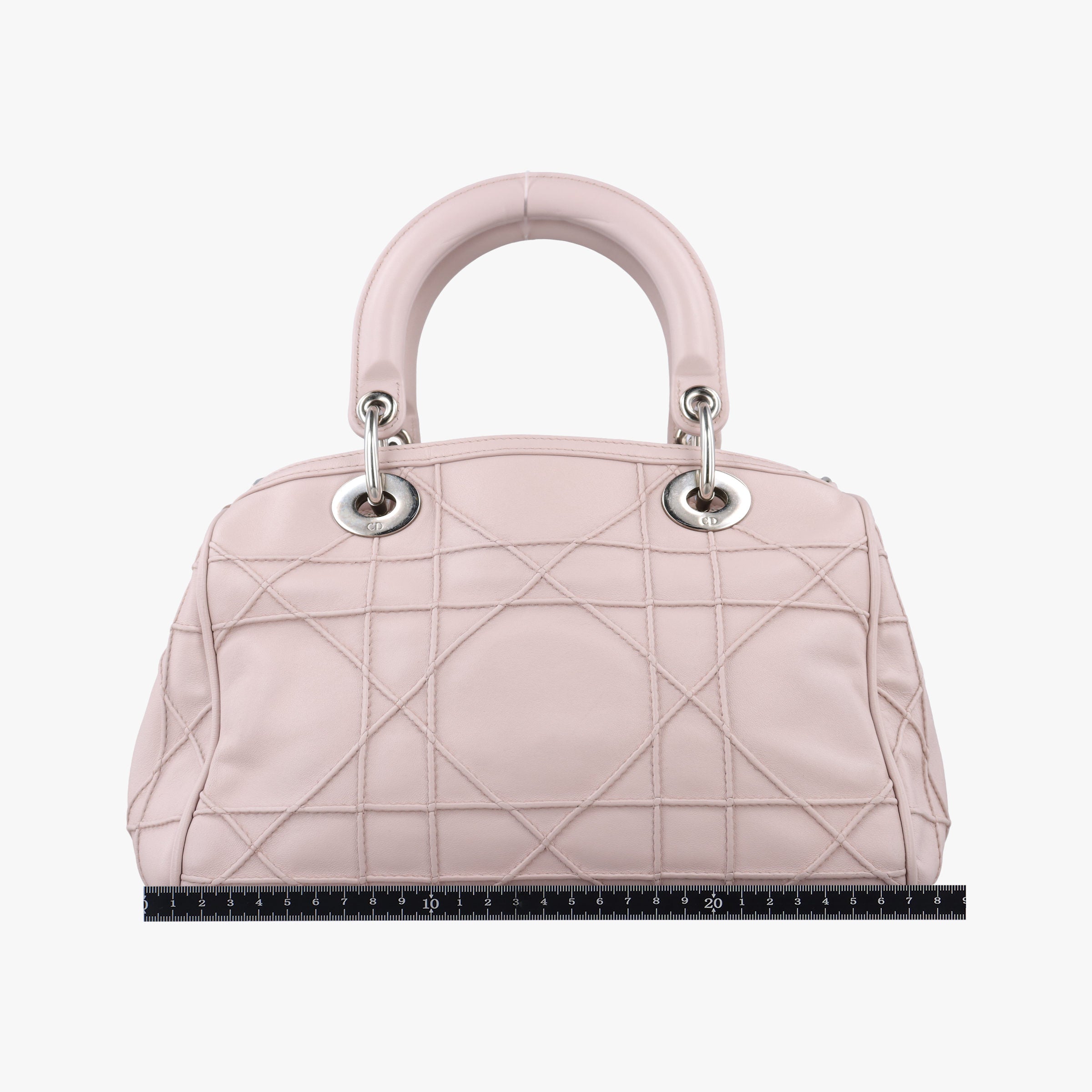 Pre-owned Christian Dior Granville Pink lambskin  shoulderbag | stylenewstar