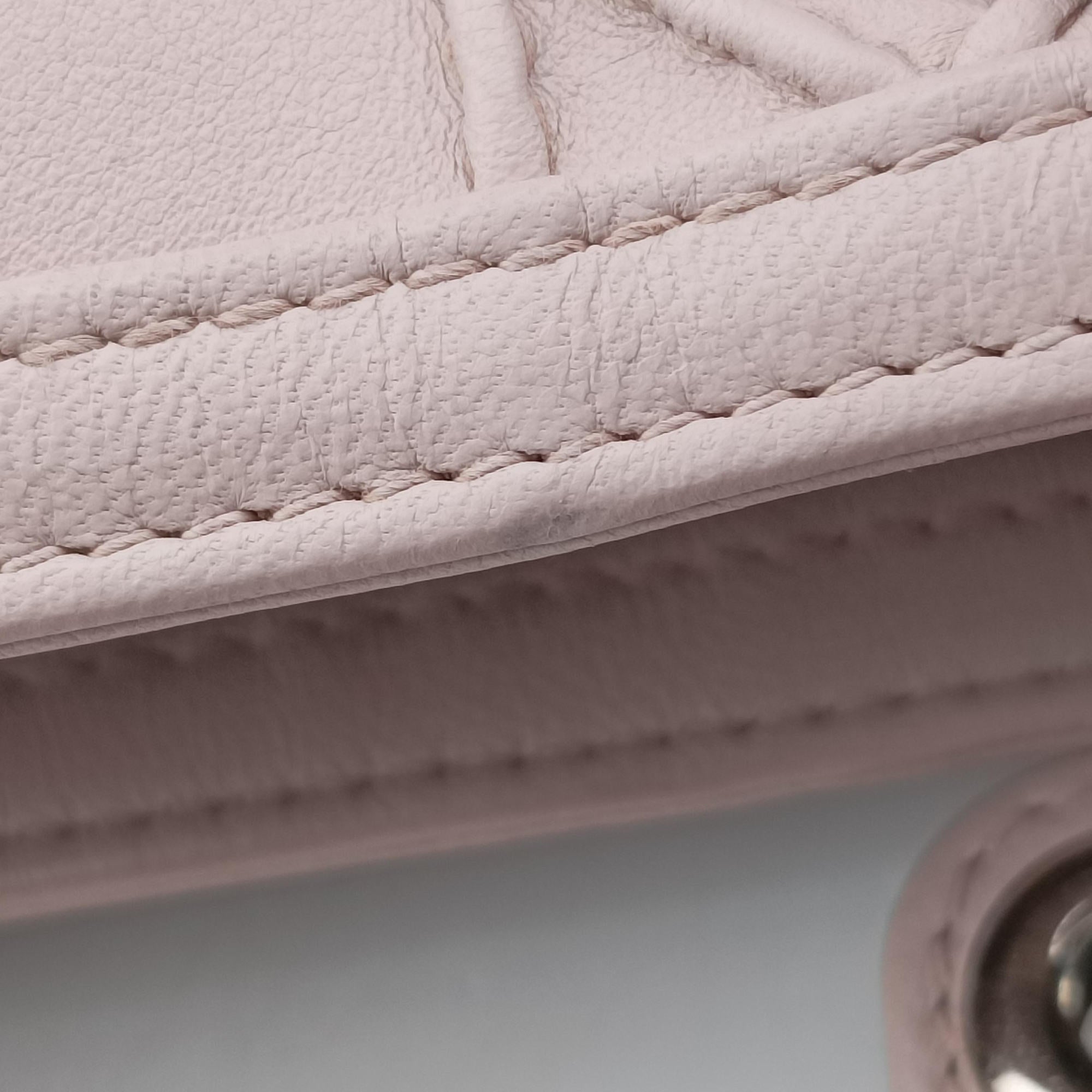 Pre-owned Christian Dior Granville Pink lambskin  shoulderbag | stylenewstar