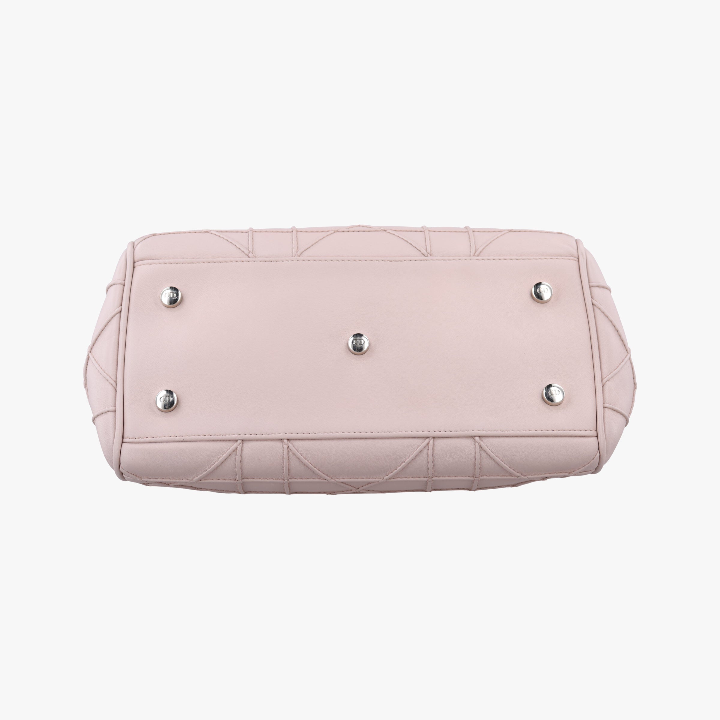Pre-owned Christian Dior Granville Pink lambskin  shoulderbag | stylenewstar