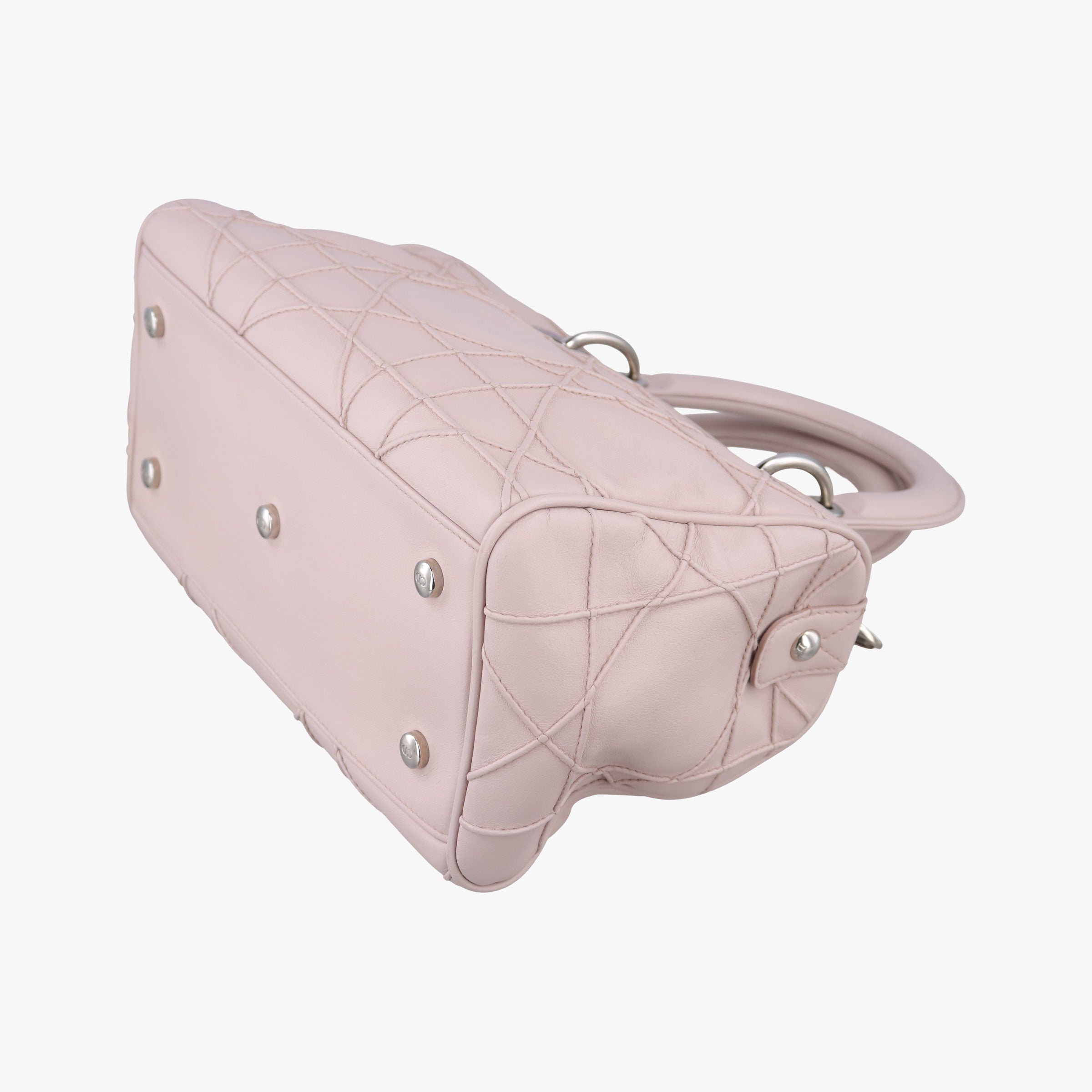 Pre-owned Christian Dior Granville Pink lambskin  shoulderbag | stylenewstar