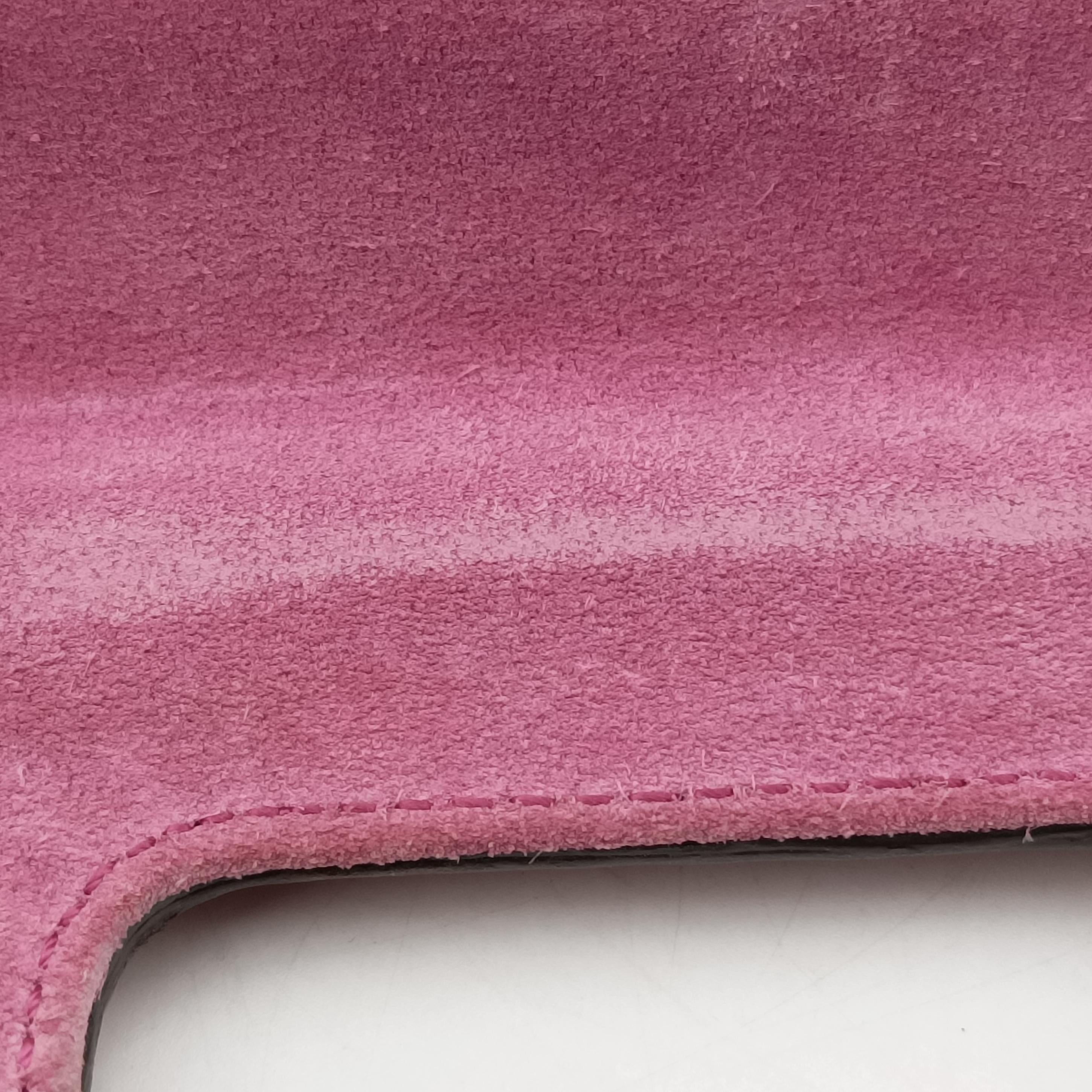 Pre-owned Gucci New Bamboo Pink Patent 254884 shoulderbag | stylenewstar