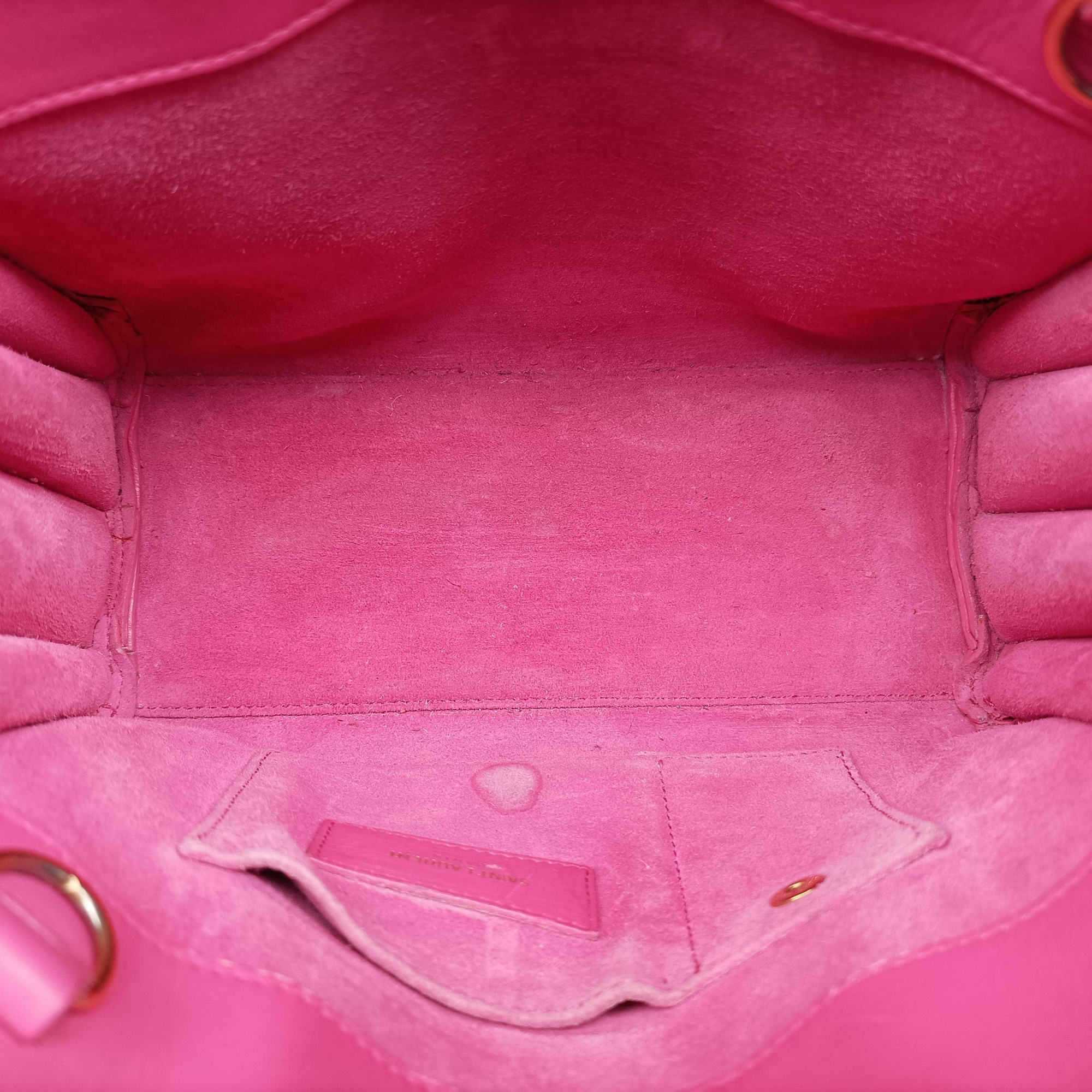 Vintage Yves Saint Laurent SAC DE JOUR Rose Leather 340778 shoulderbag | stylenewstar