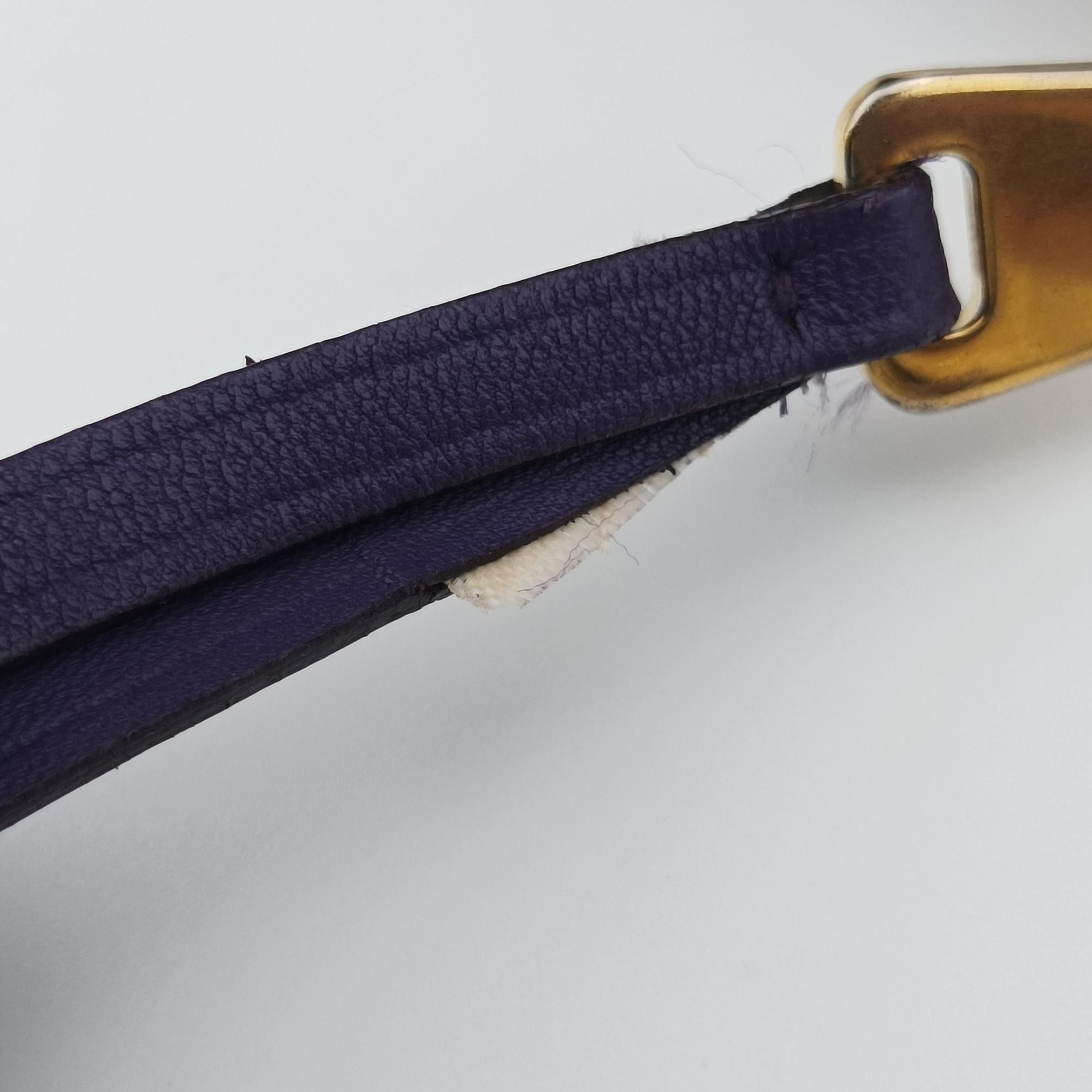 Secondhand Miu Miu Matelasse Purple leather  shoulderbag | stylenewstar
