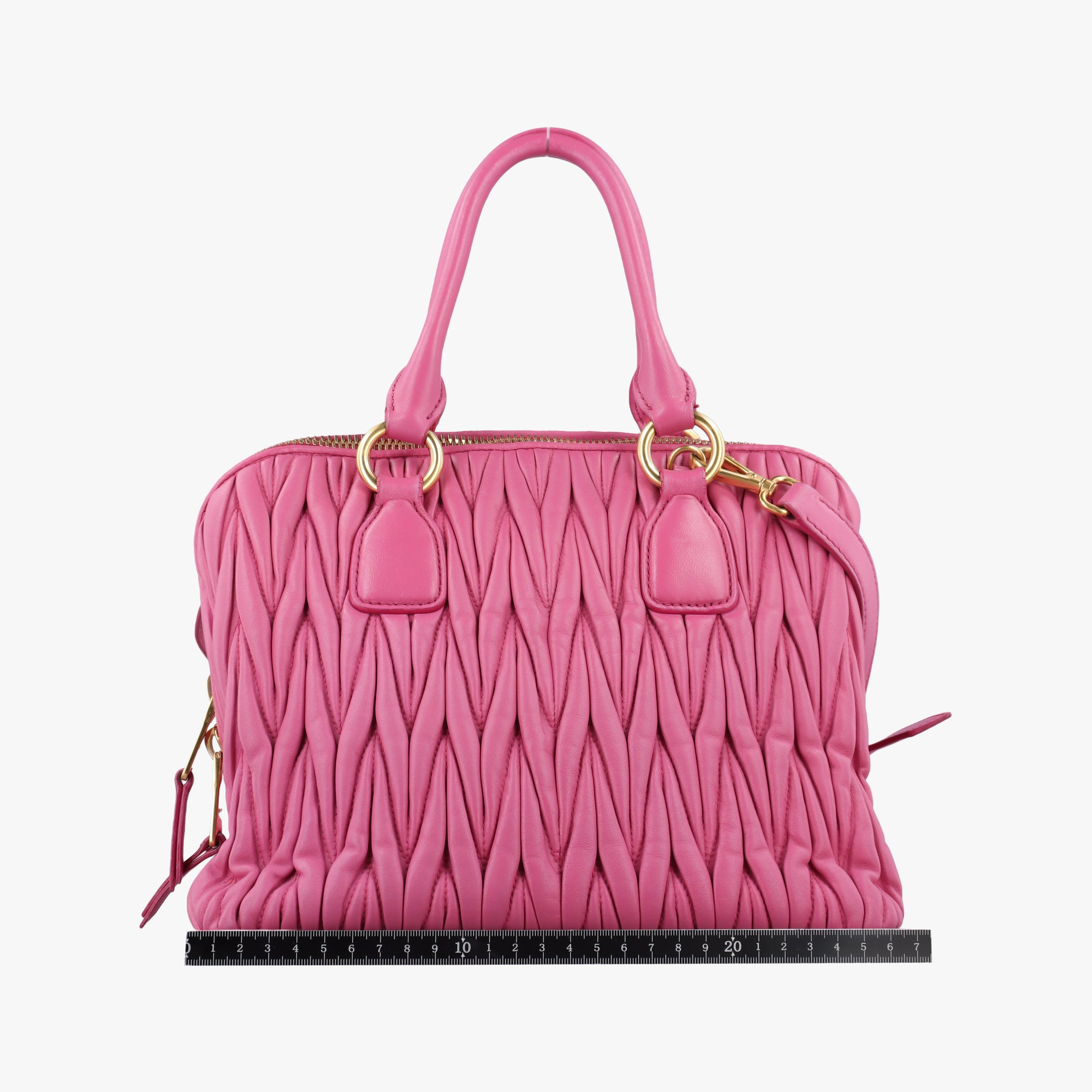 Secondhand Miu Miu Matelasse Rose lambskin  shoulderbag | stylenewstar