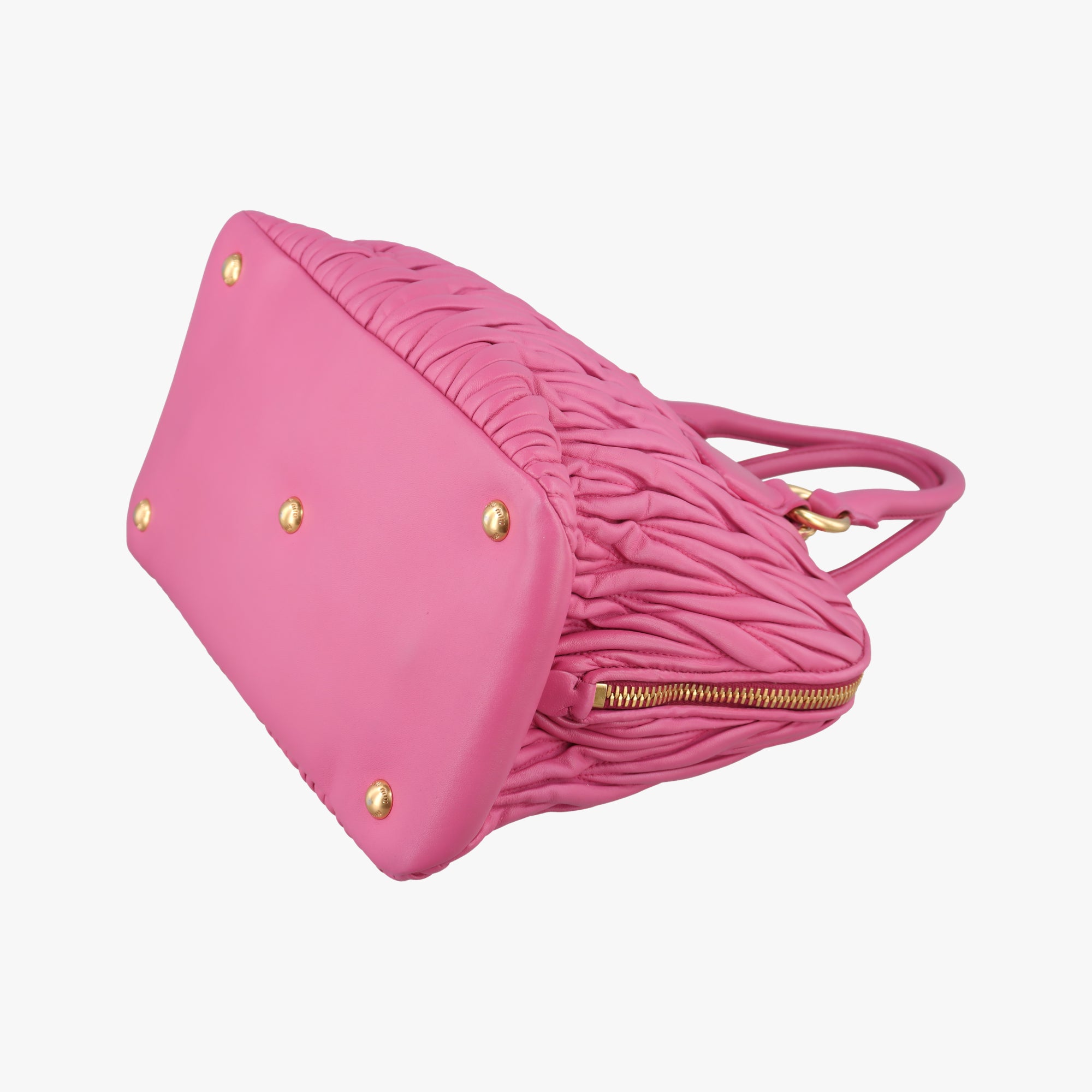 Secondhand Miu Miu Matelasse Rose lambskin  shoulderbag | stylenewstar