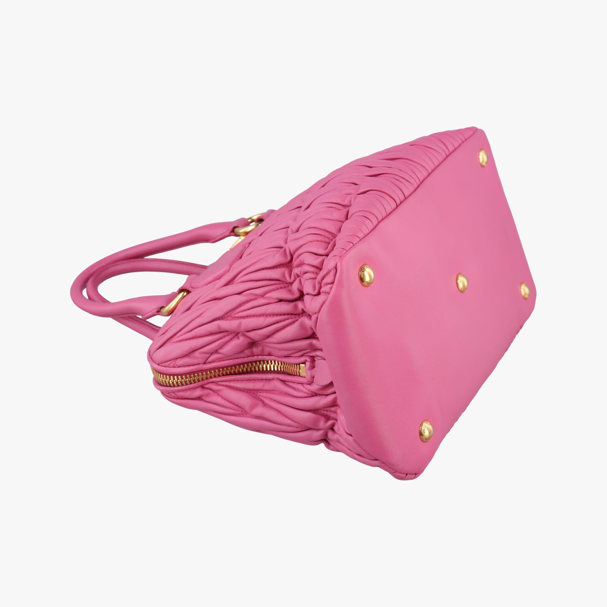 Secondhand Miu Miu Matelasse Rose lambskin  shoulderbag | stylenewstar