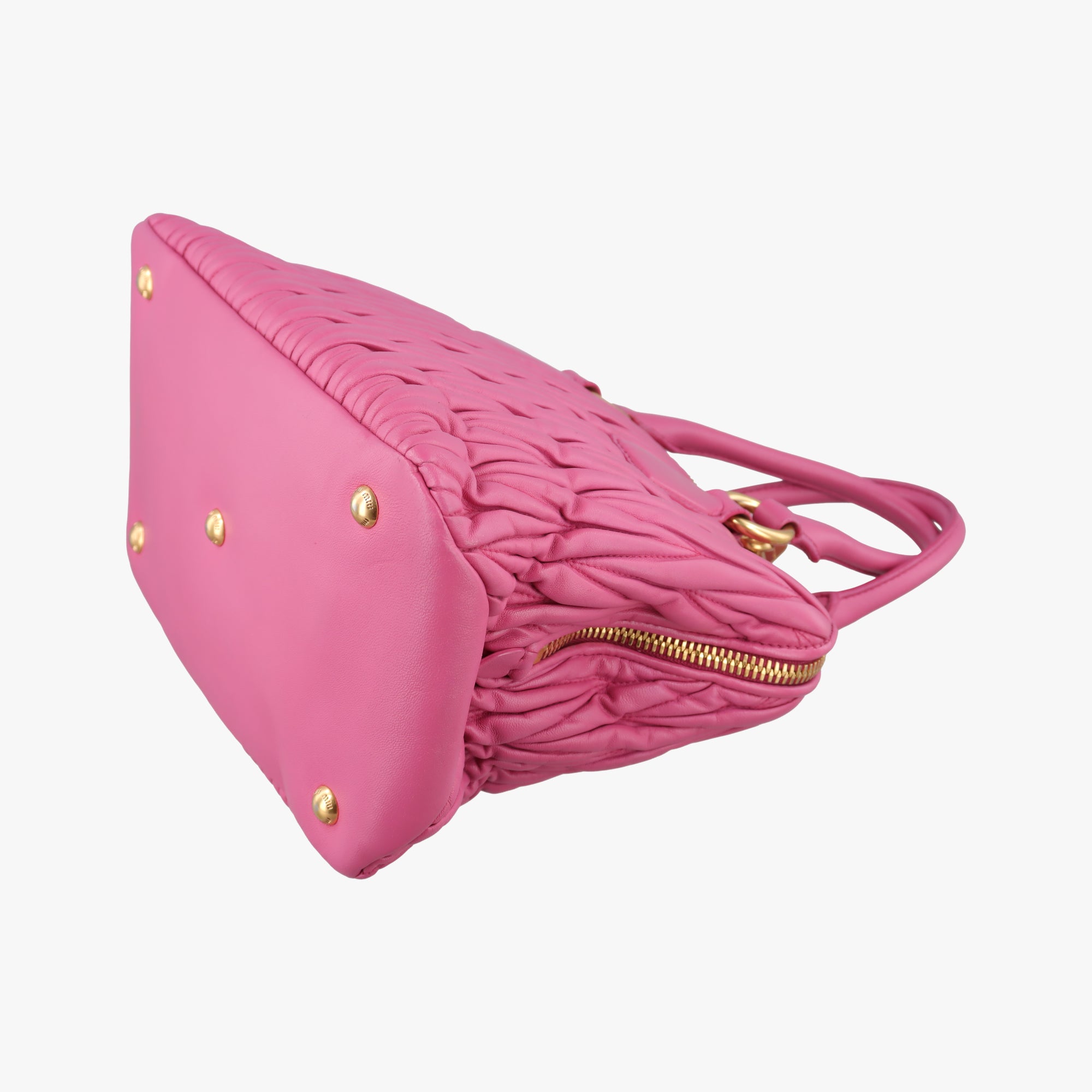 Secondhand Miu Miu Matelasse Rose lambskin  shoulderbag | stylenewstar