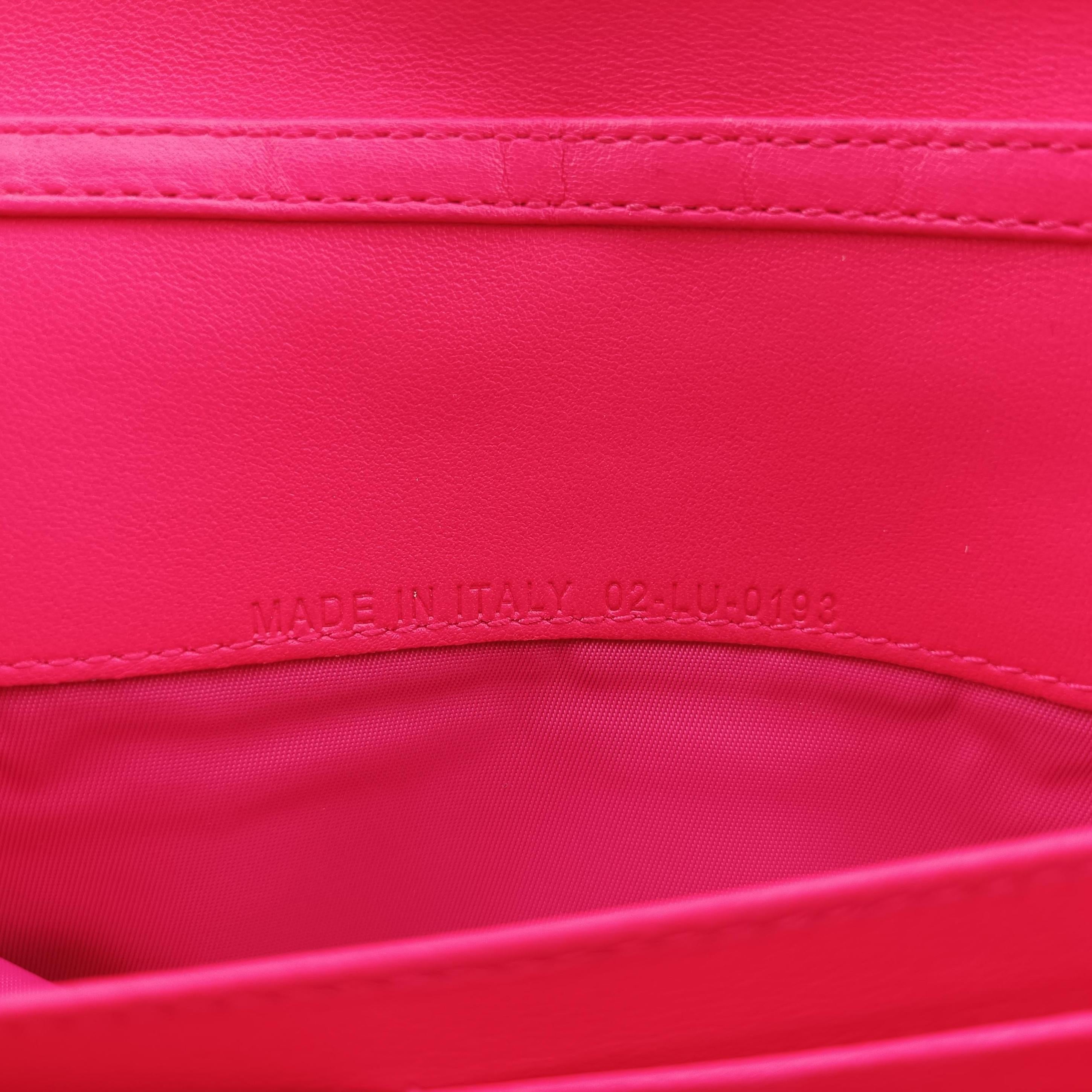 Secondhand Christian Dior Lady Dior cannage Rose lambskin  shoulderbag | stylenewstar