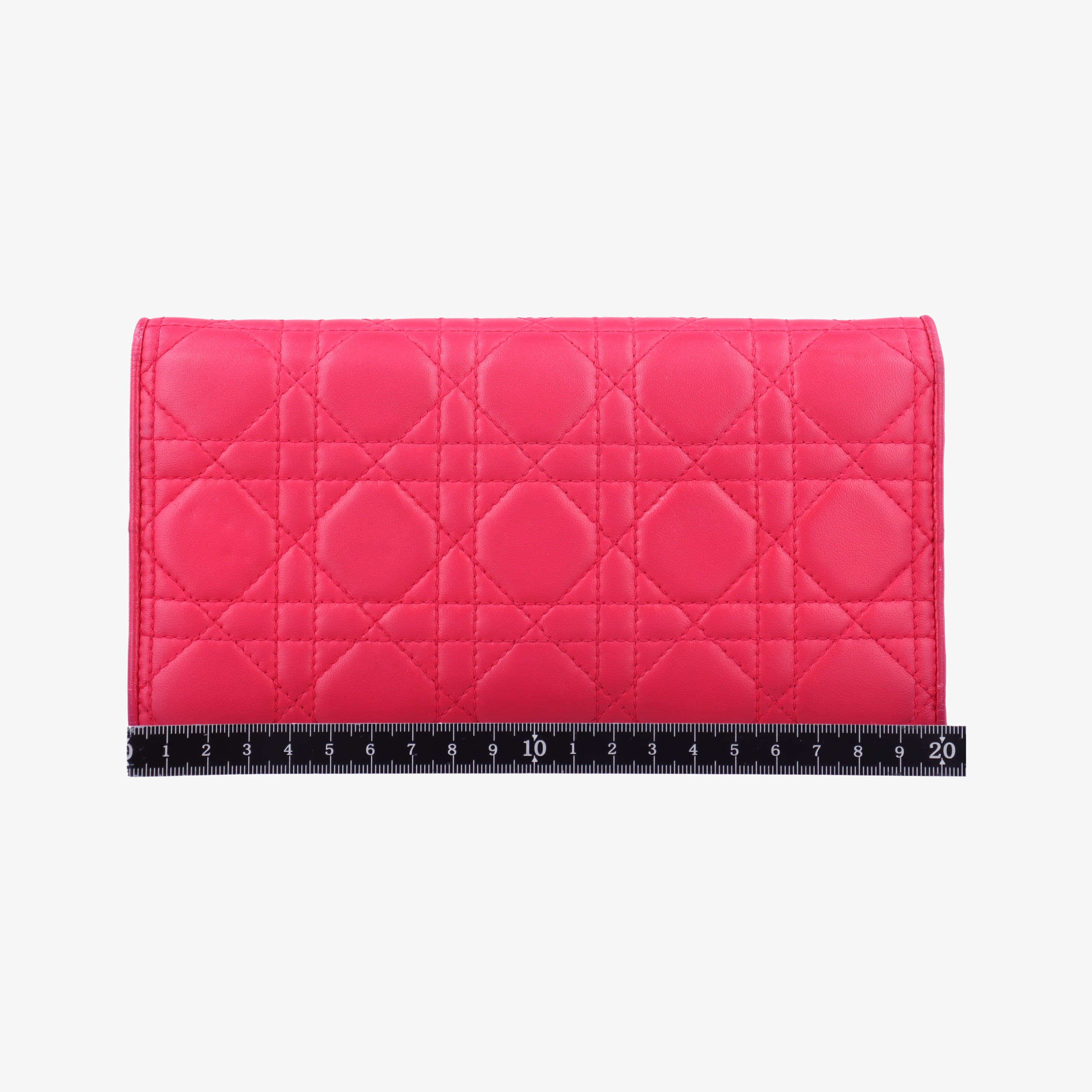 Secondhand Christian Dior Lady Dior cannage Rose lambskin  shoulderbag | stylenewstar