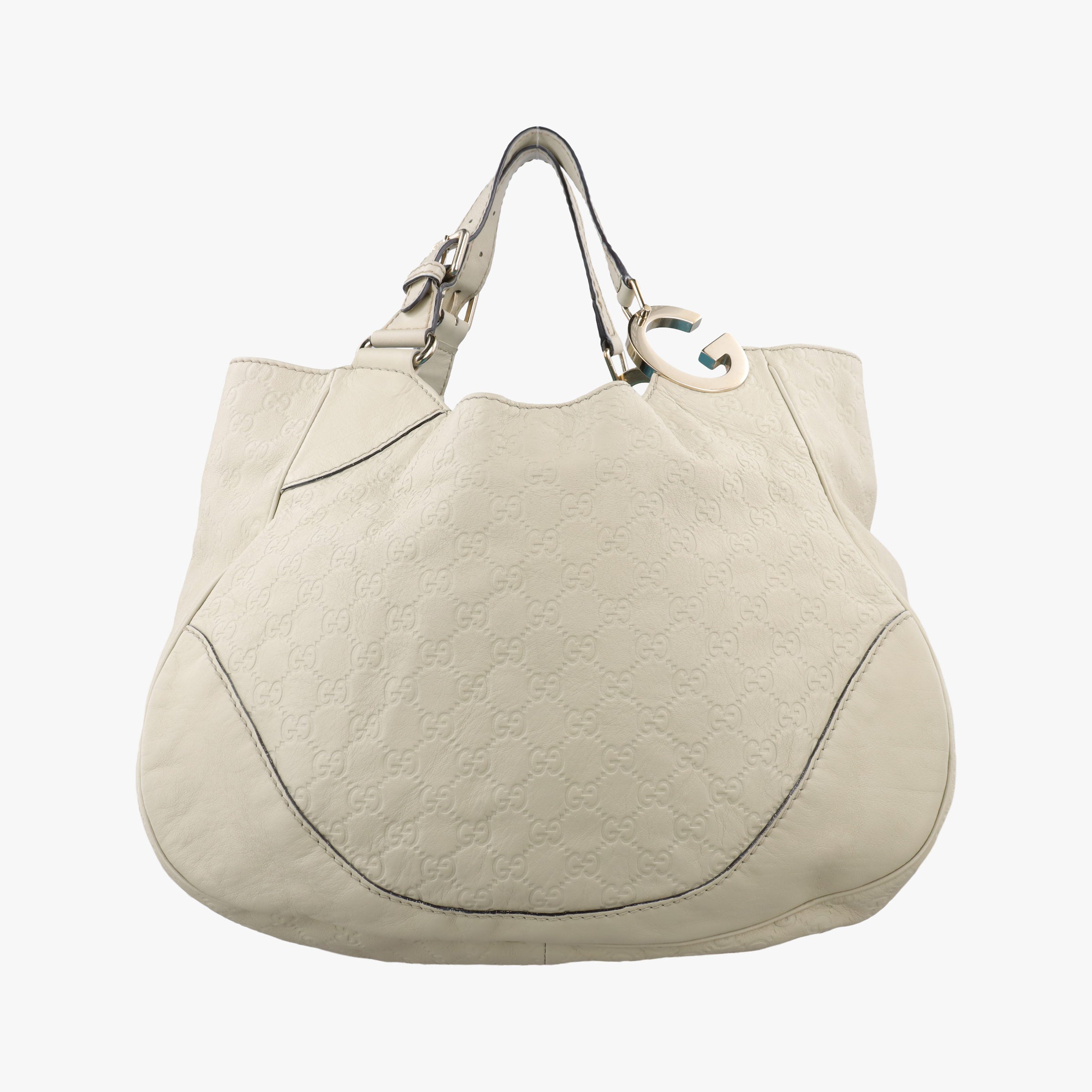 Pre-owned Gucci Charlotte White Leather 203504 handbag | stylenewstar