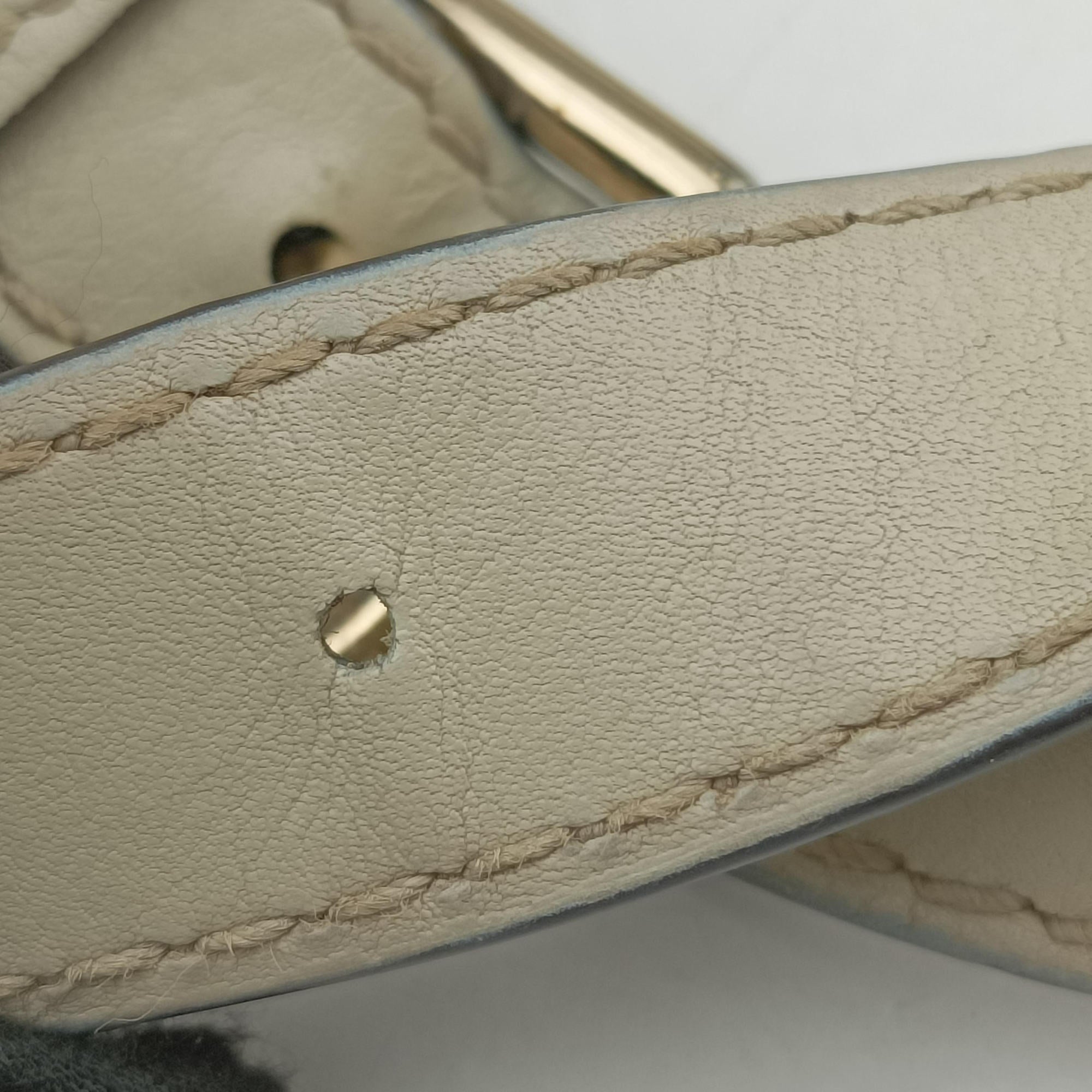 Pre-owned Gucci Charlotte White Leather 203504 handbag | stylenewstar