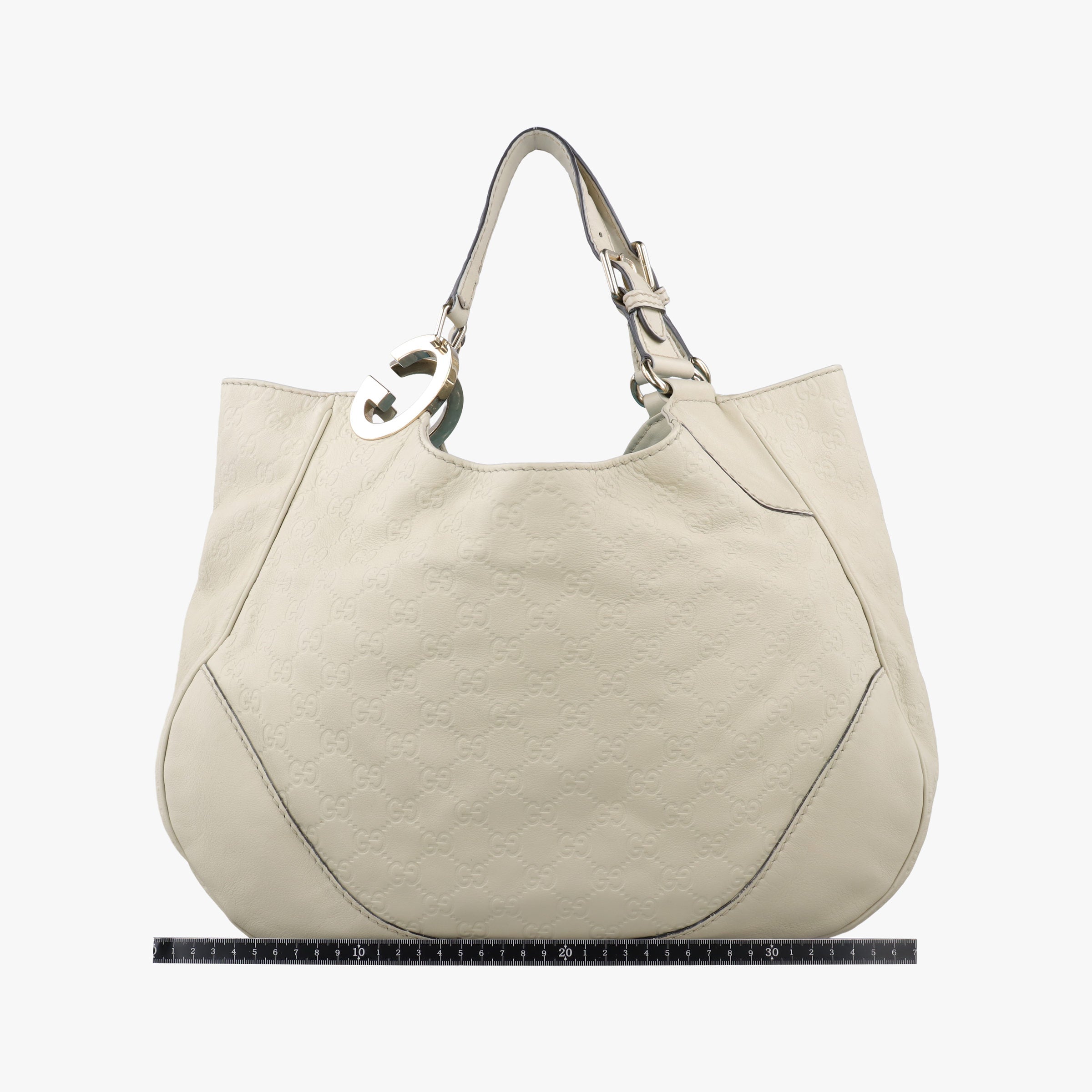 Pre-owned Gucci Charlotte White Leather 203504 handbag | stylenewstar
