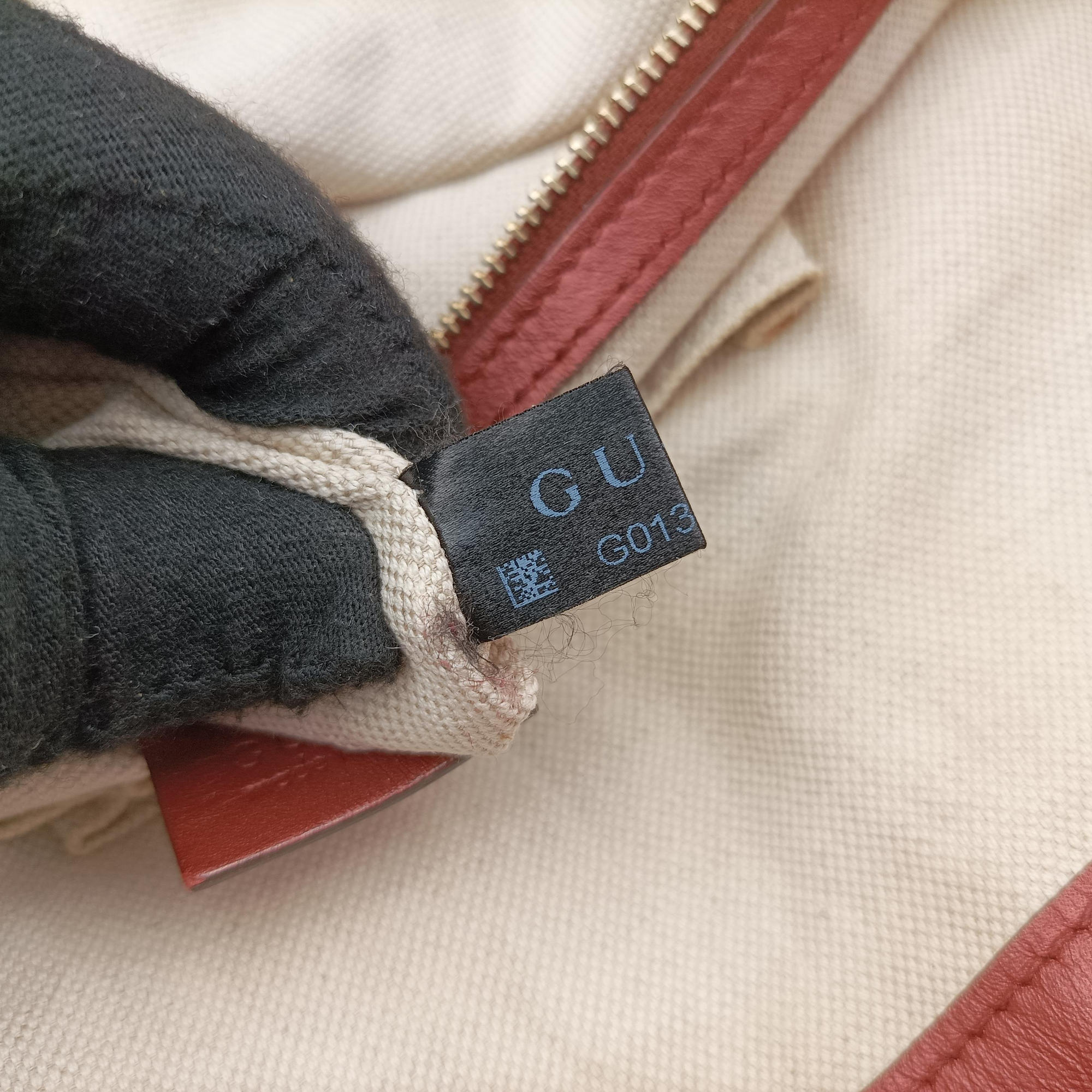Secondhand Gucci Heart Bit charm Brown×Red canvas×Leather 269956 handbag | stylenewstar