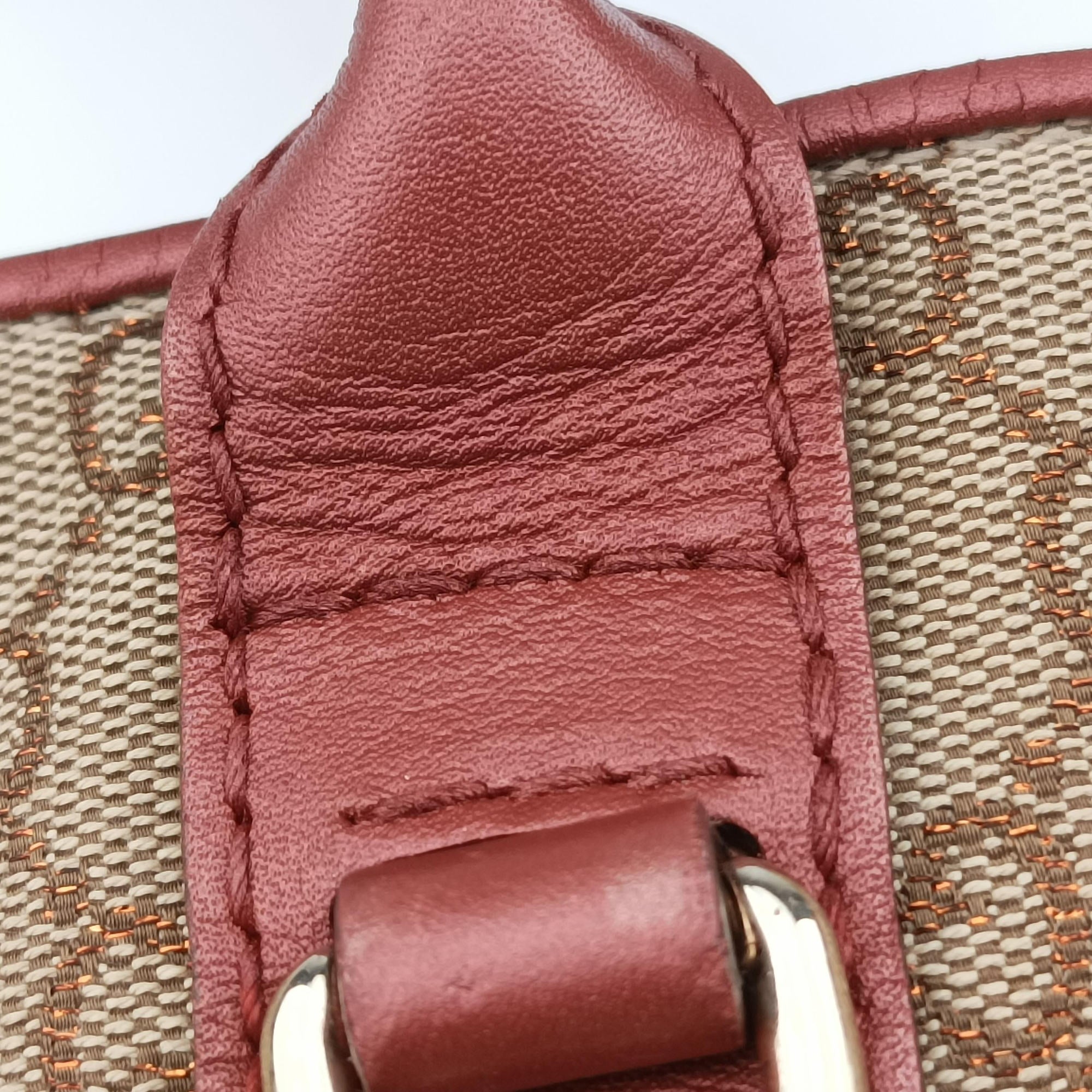 Secondhand Gucci Heart Bit charm Brown×Red canvas×Leather 269956 handbag | stylenewstar