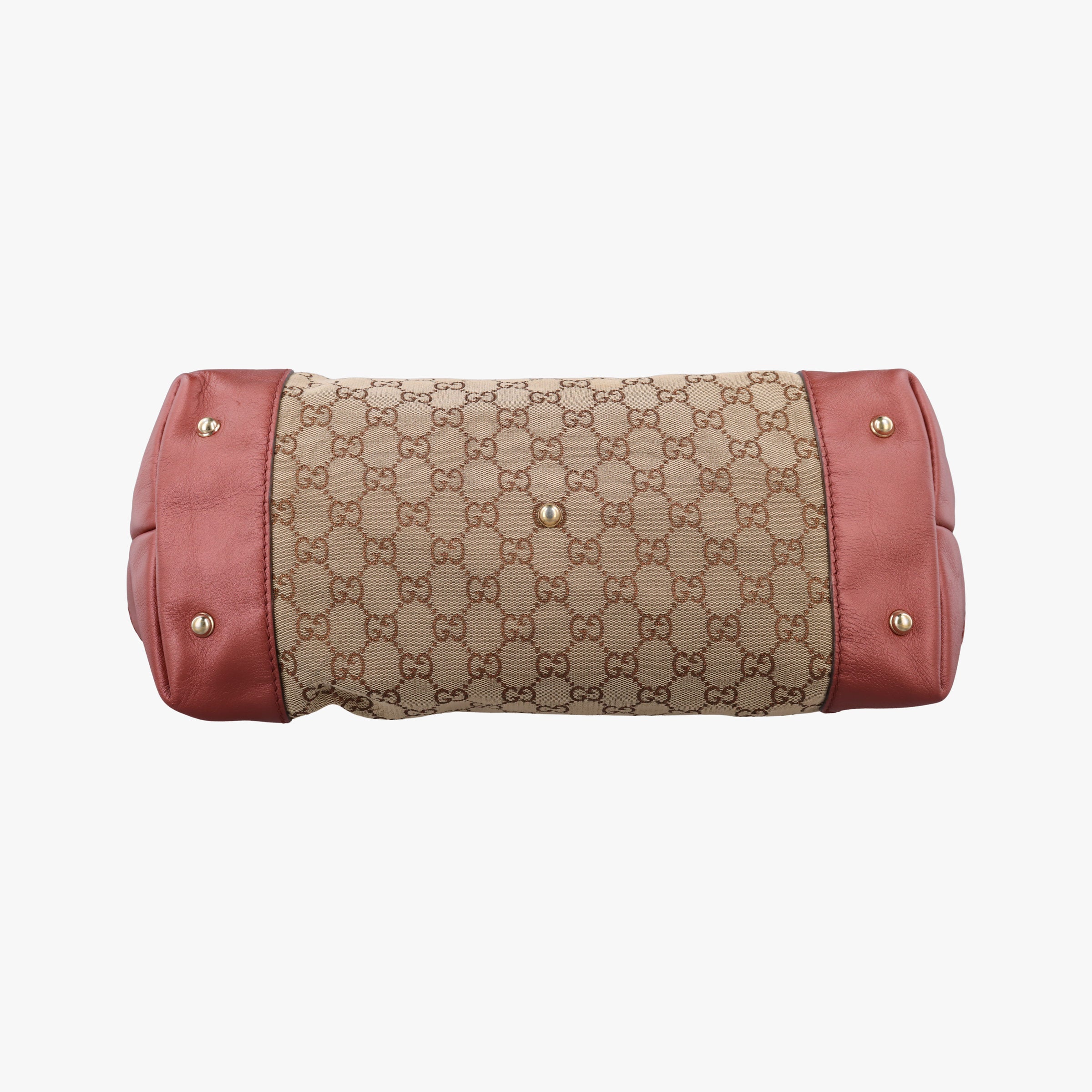 Secondhand Gucci Heart Bit charm Brown×Red canvas×Leather 269956 handbag | stylenewstar