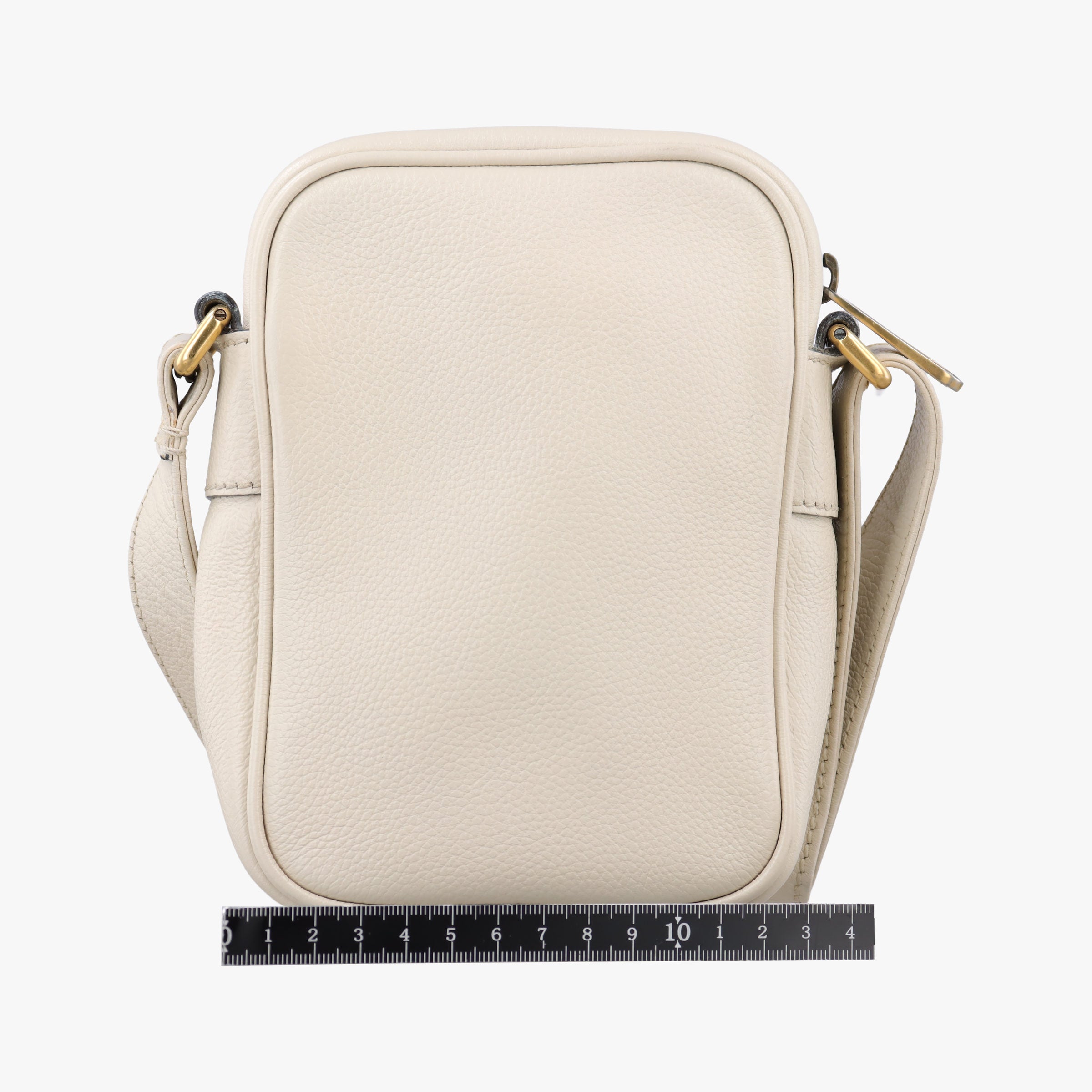 Pre-owned Gucci Print Messenger White Leather 574803 shoulderbag | stylenewstar