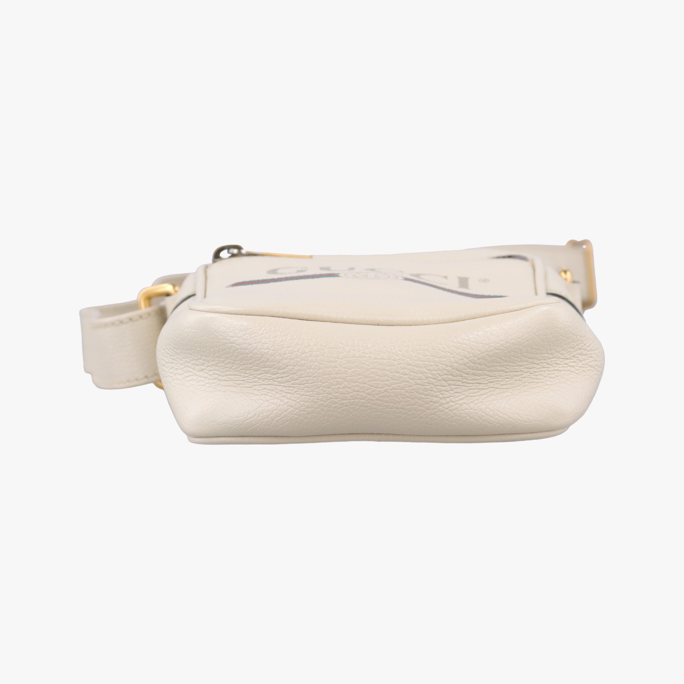 Pre-owned Gucci Print Messenger White Leather 574803 shoulderbag | stylenewstar