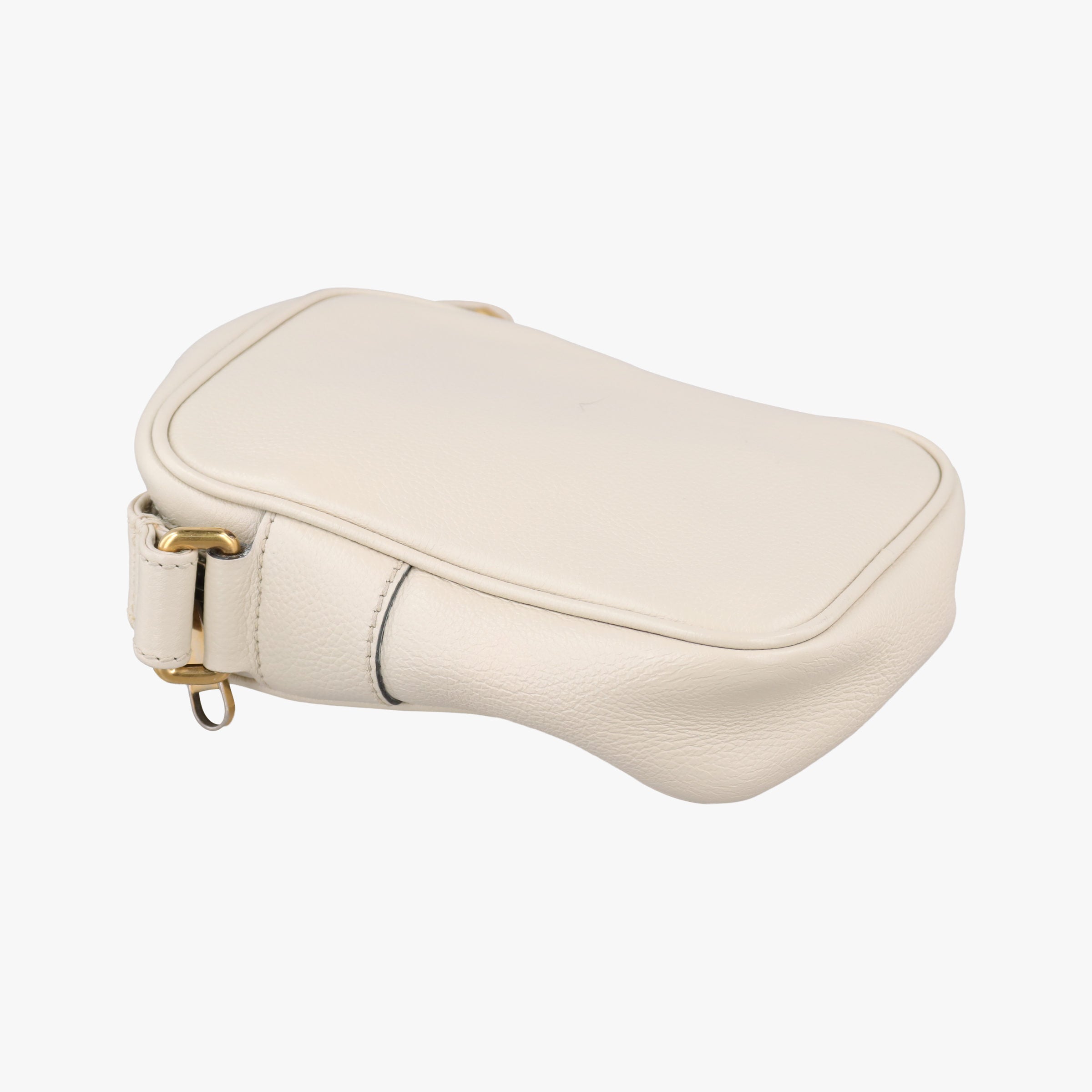 Pre-owned Gucci Print Messenger White Leather 574803 shoulderbag | stylenewstar