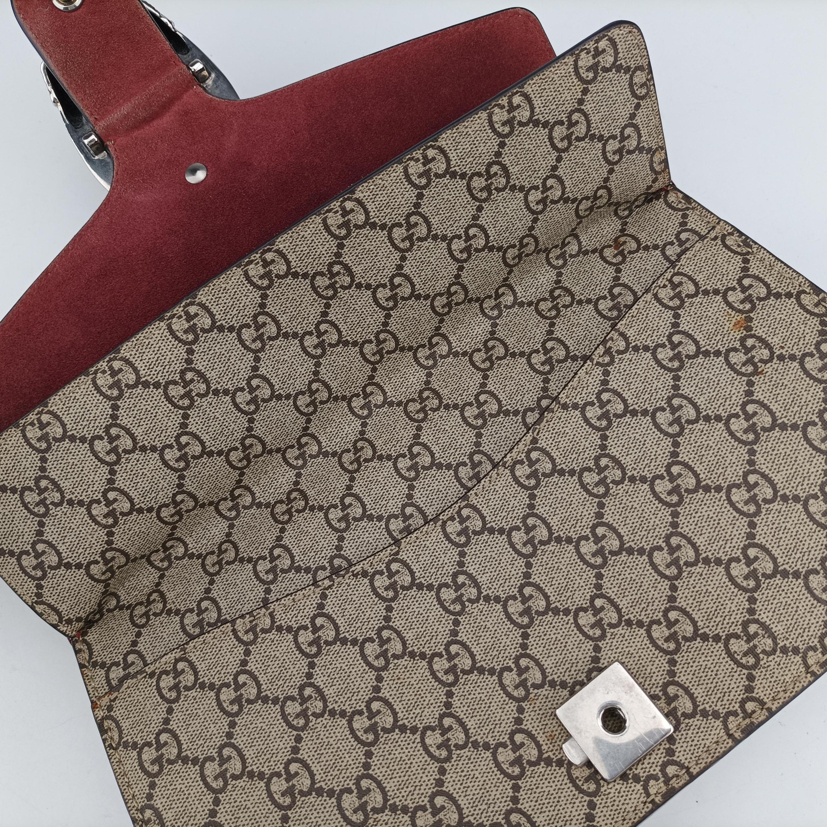 Pre-owned Gucci Dionysus beige×red×Multicolour PVC coated canvas 400249 shoulderbag | stylenewstar