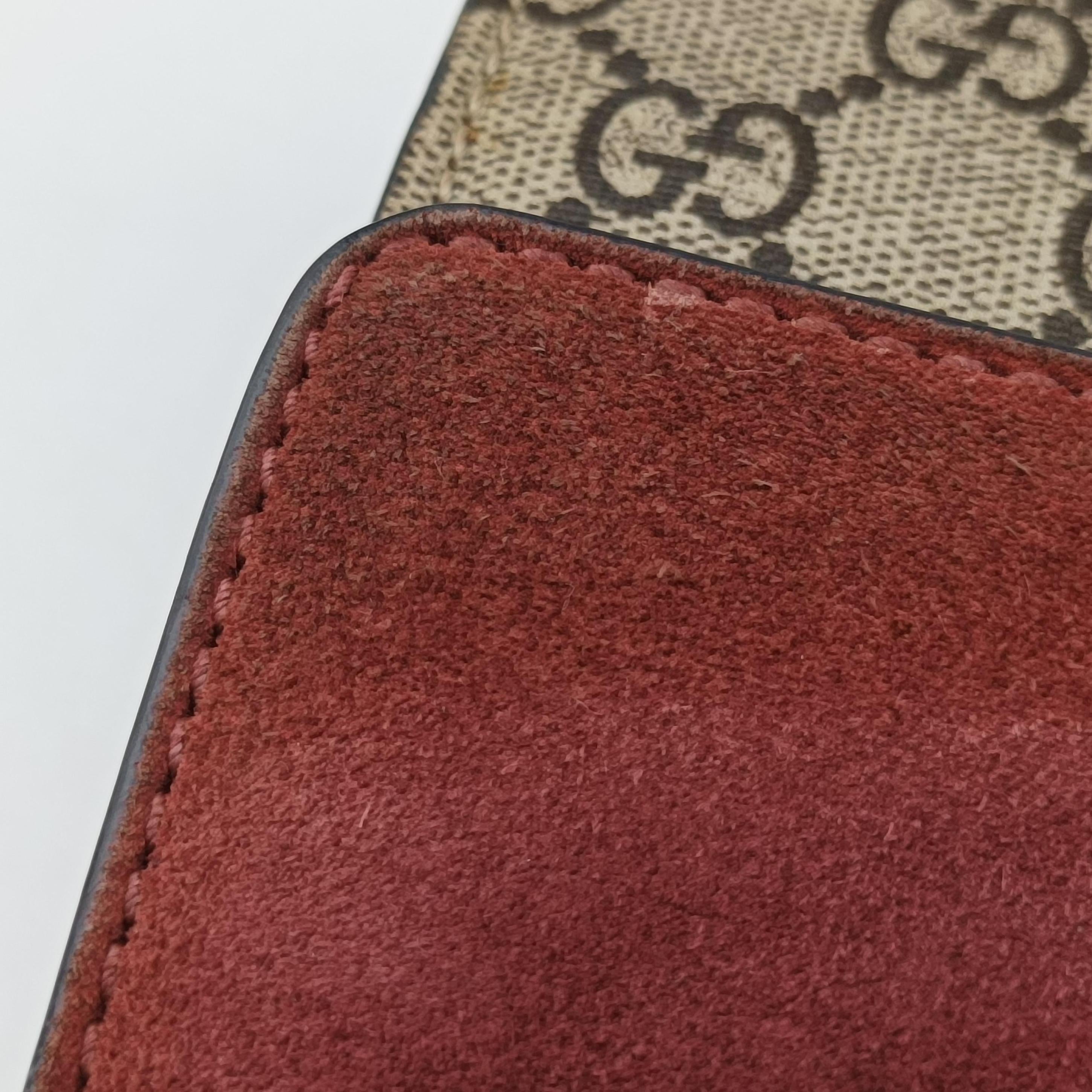 Pre-owned Gucci Dionysus beige×red×Multicolour PVC coated canvas 400249 shoulderbag | stylenewstar