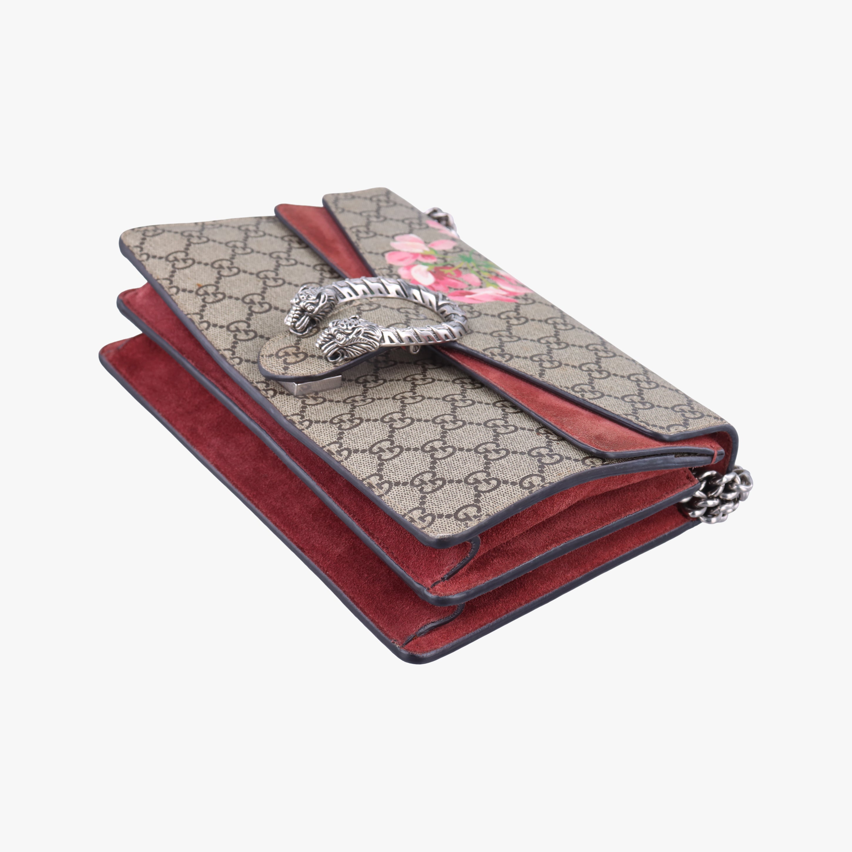 Pre-owned Gucci Dionysus beige×red×Multicolour PVC coated canvas 400249 shoulderbag | stylenewstar