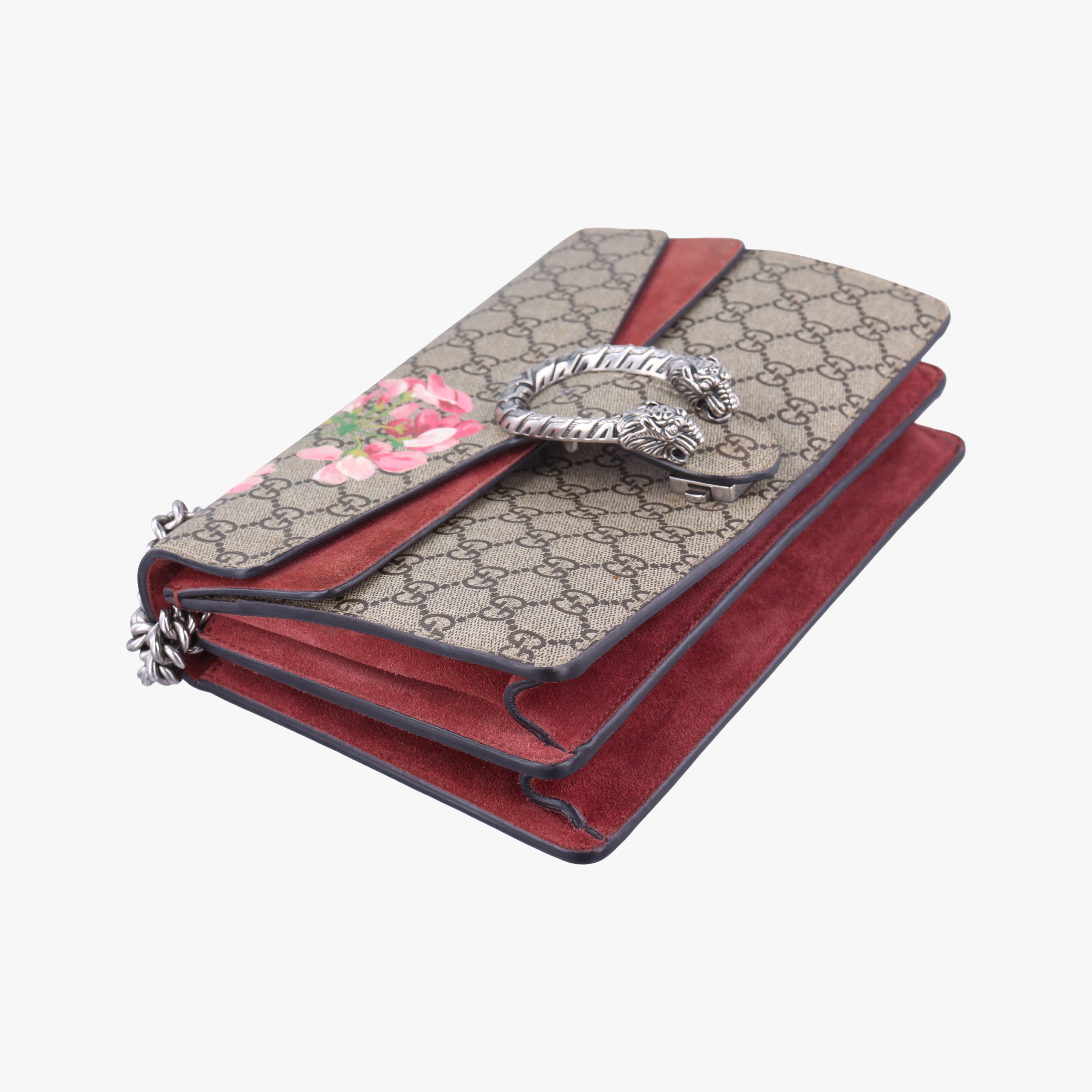 Pre-owned Gucci Dionysus beige×red×Multicolour PVC coated canvas 400249 shoulderbag | stylenewstar