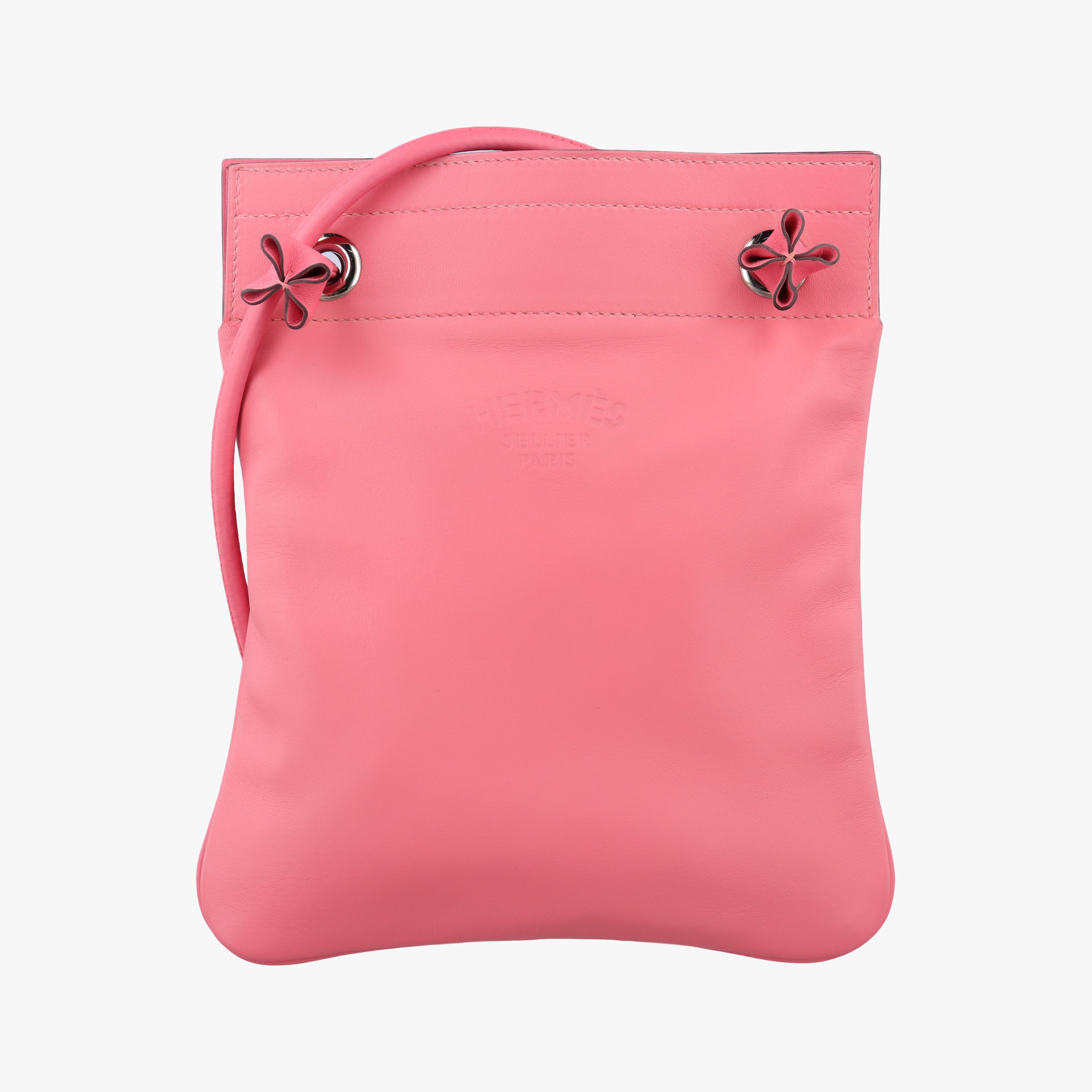 Vintage Hermes Sac Aline mini Pink lambskin  shoulderbag | stylenewstar