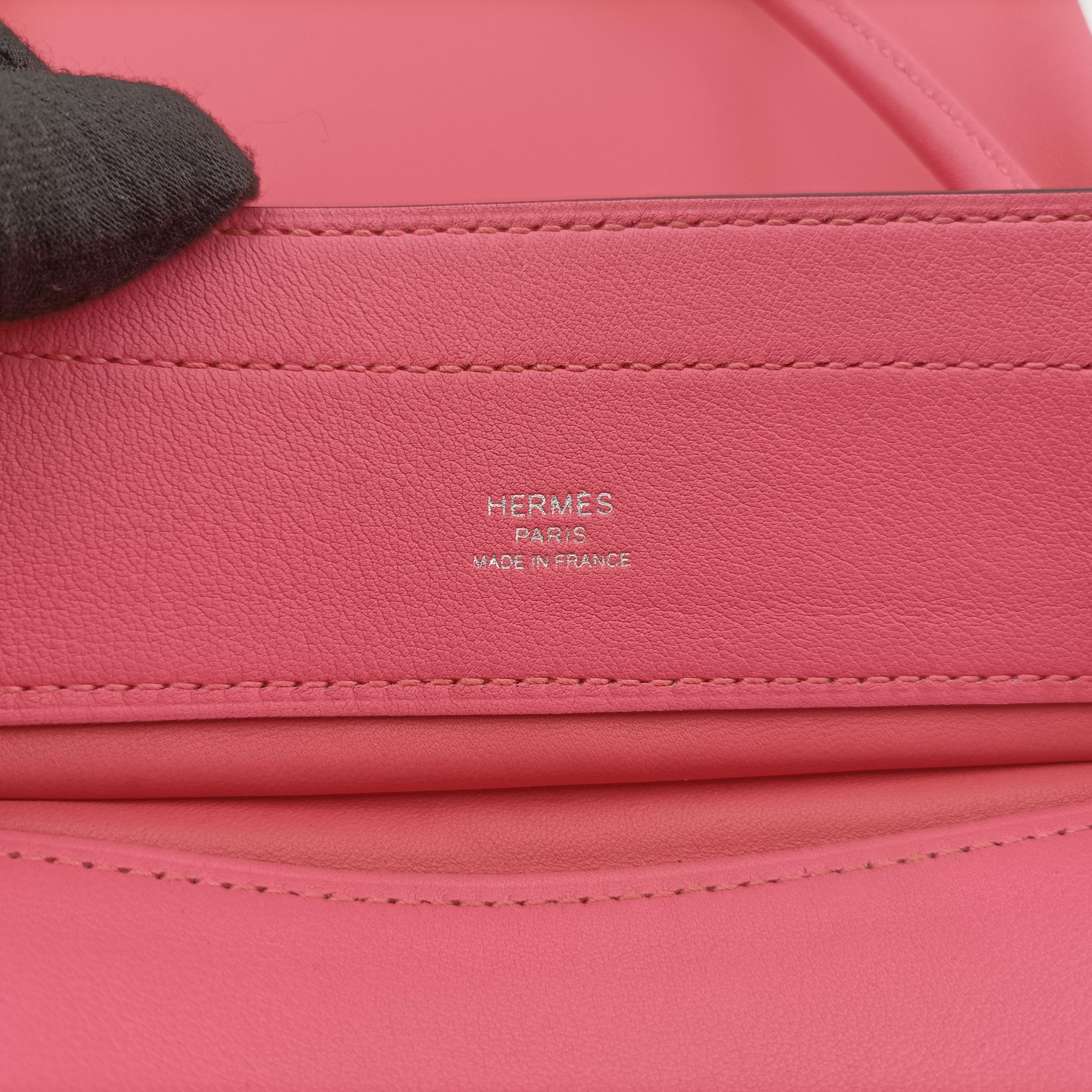 Vintage Hermes Sac Aline mini Pink lambskin  shoulderbag | stylenewstar